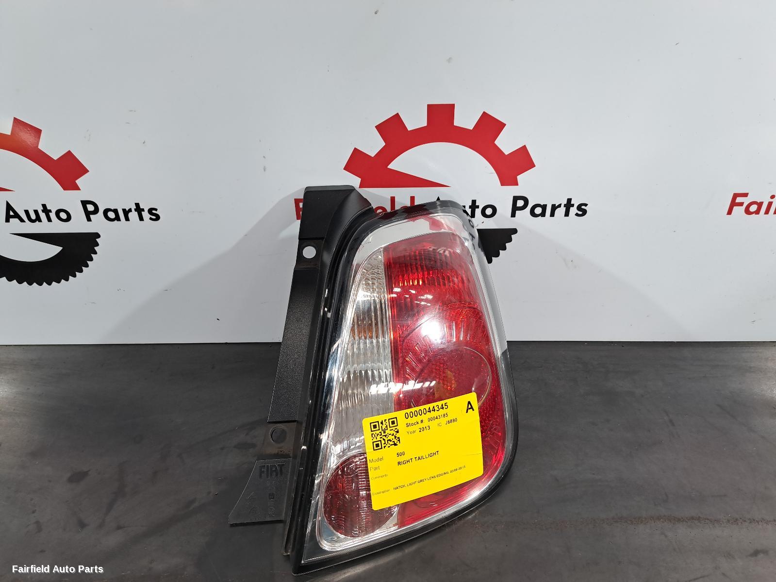 2008-2015 Fiat 500 Right Taillight