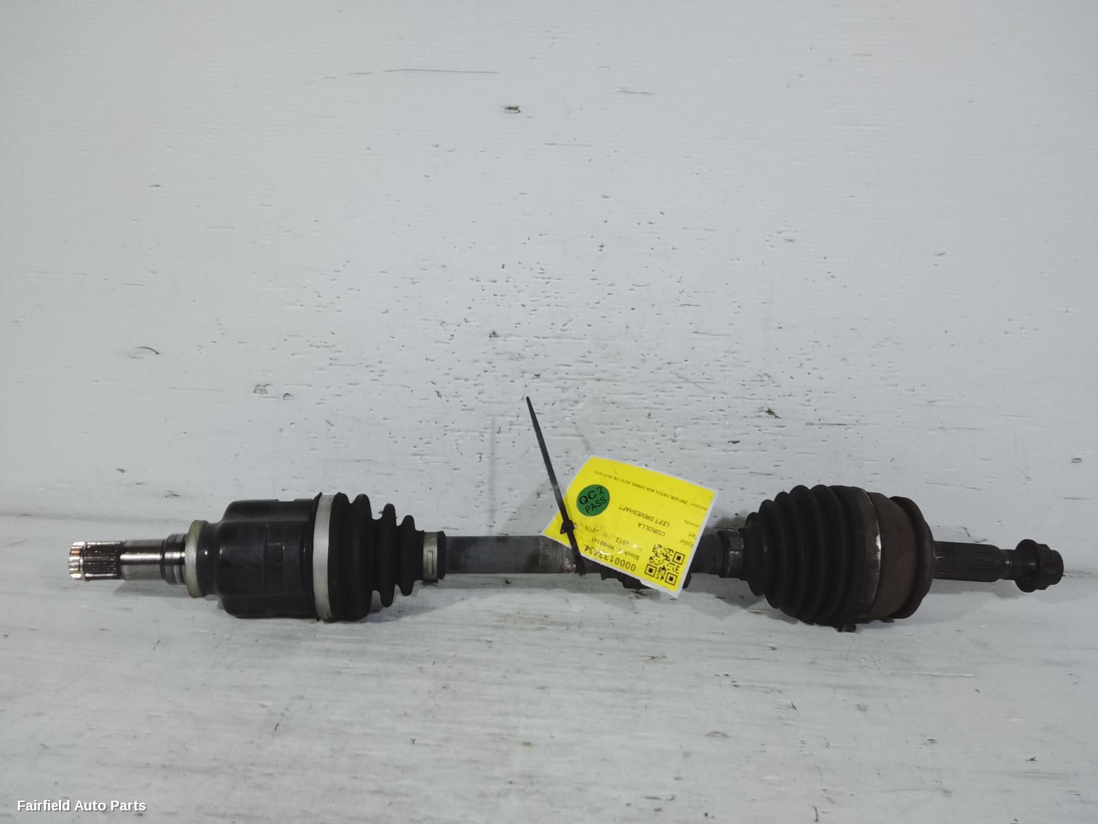 2012-2015 Toyota Corolla Left Driveshaft