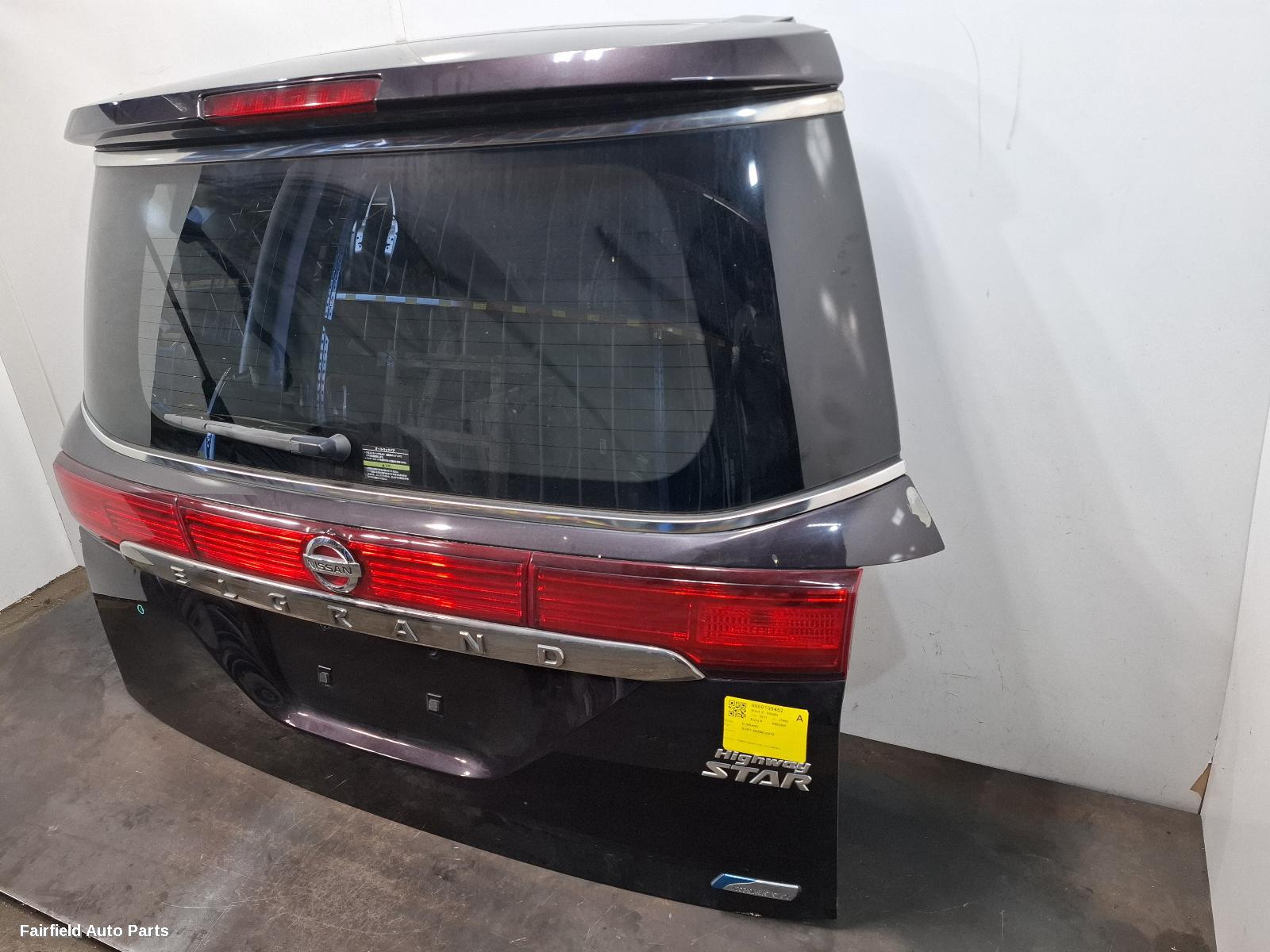 2011-2022 Nissan Elgrand Bootlid Tailgate