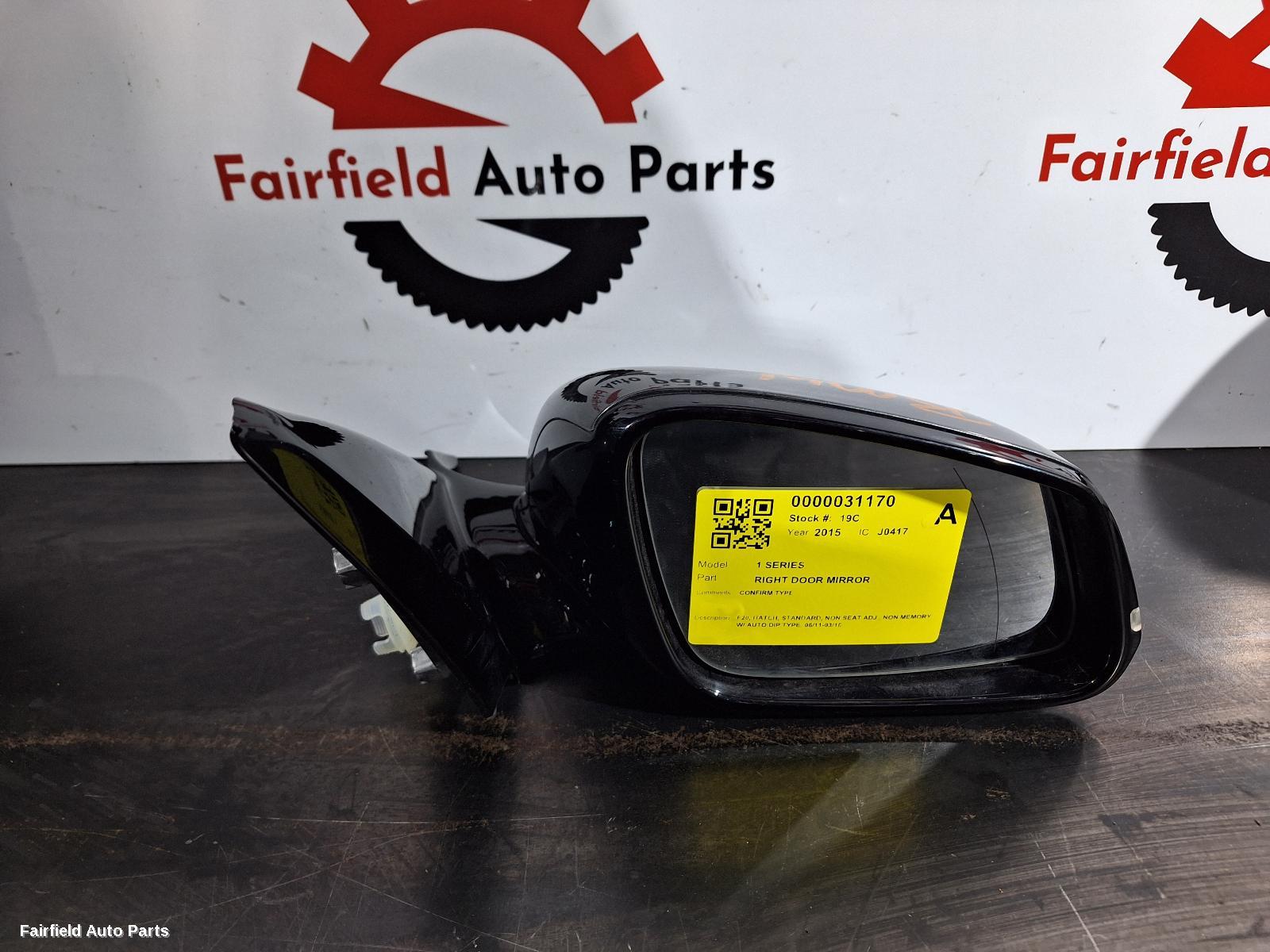 2011-2016 Bmw 1 Series Right Door Mirror