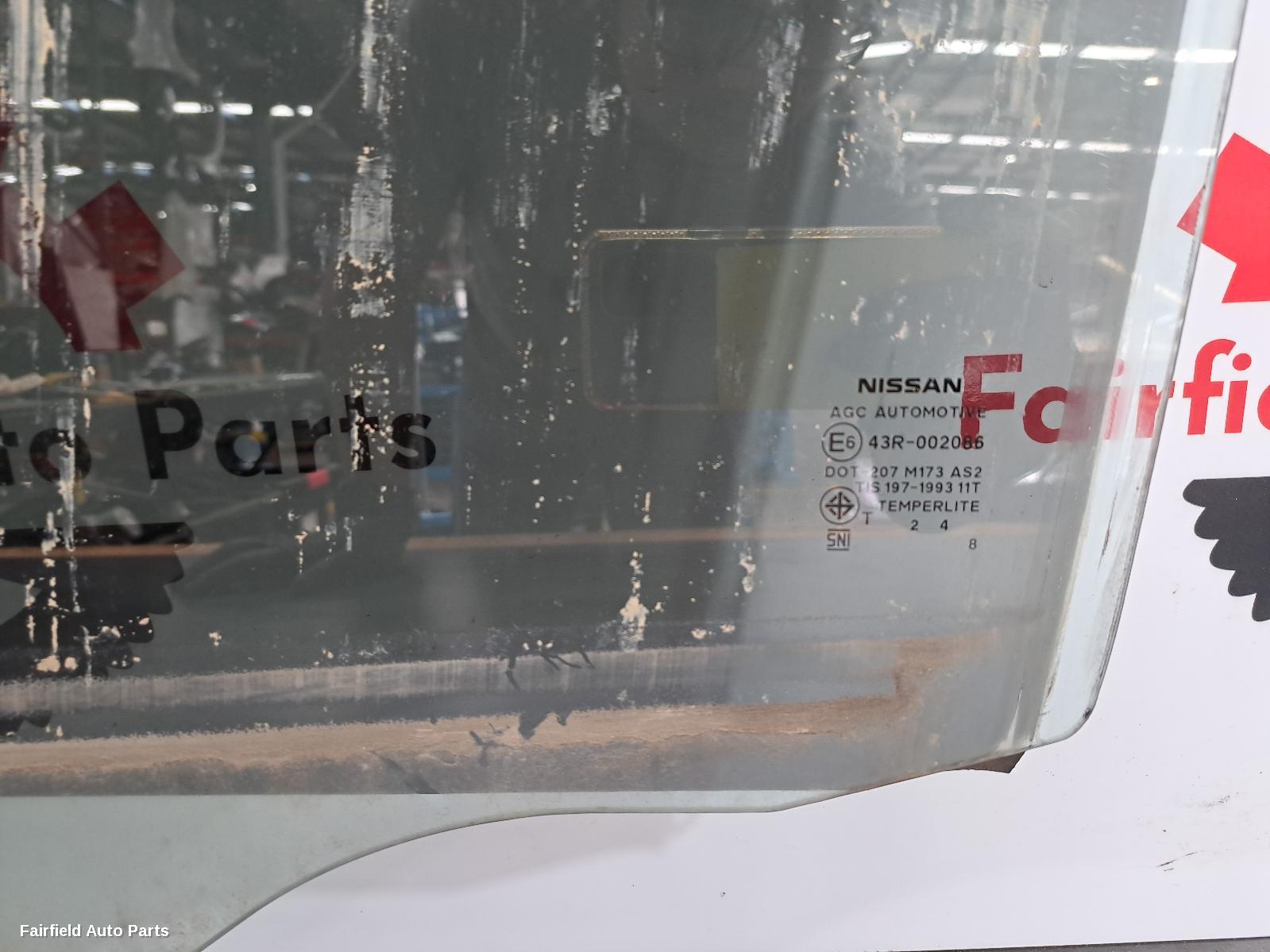 2015-2025 Nissan Navara Left Front Door Window