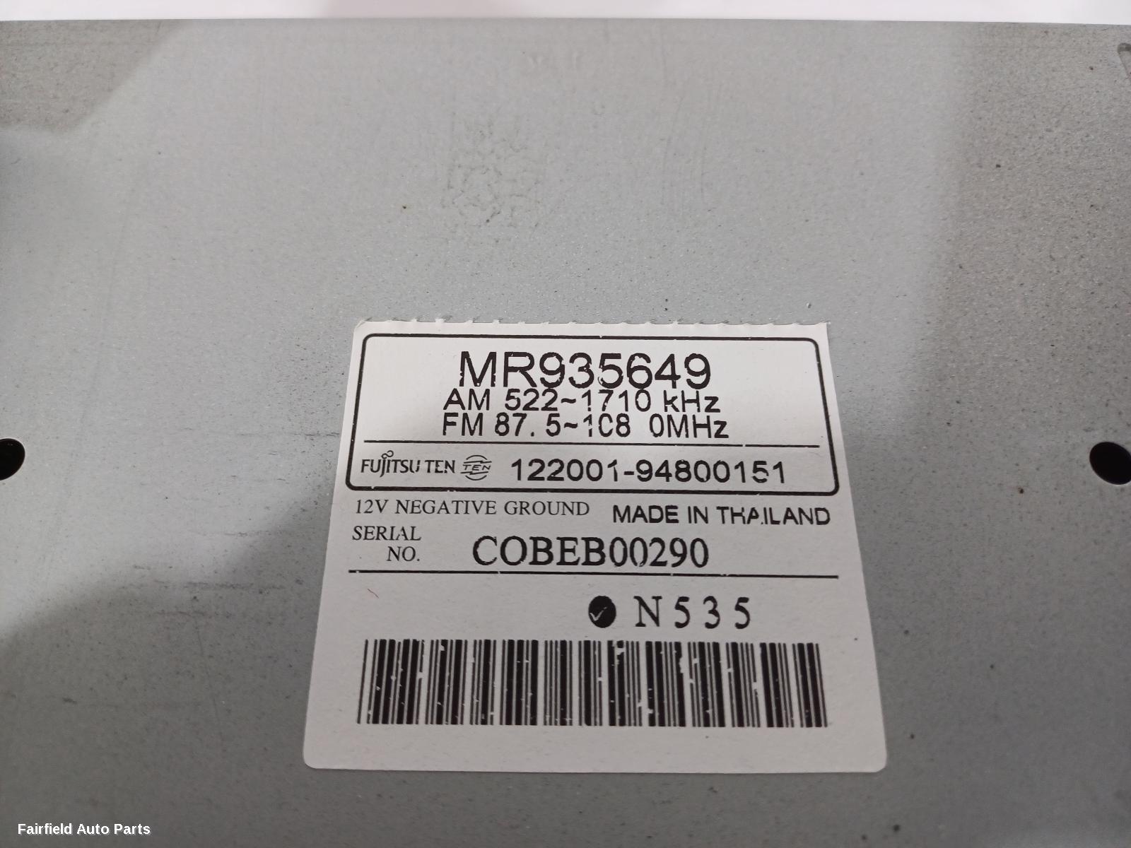 2002-2011 Mitsubishi Colt Radio Cd Dvd Sat Tv