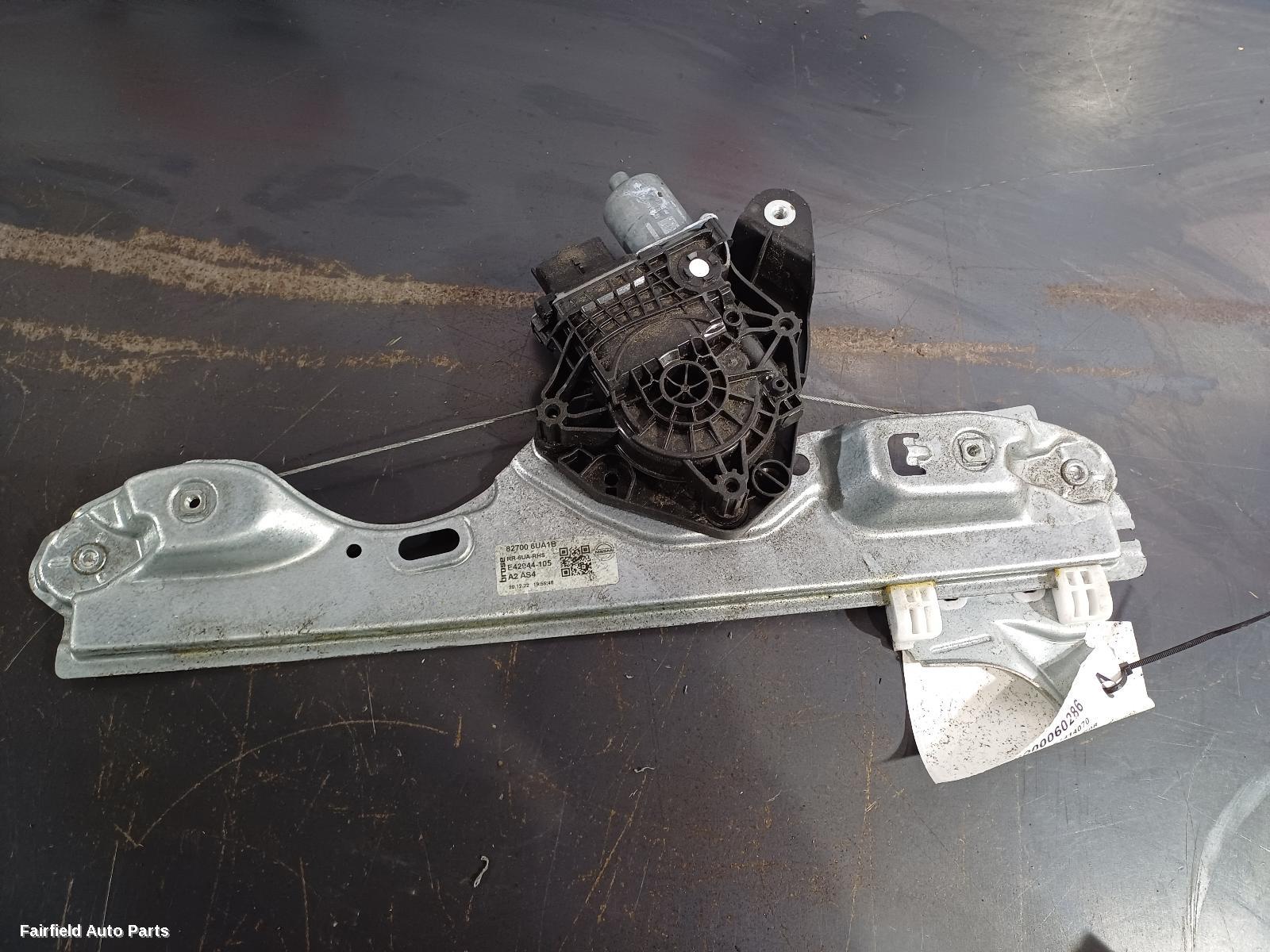 2022-2026 Nissan Qashqai Right Rear Wnd Reg Motor