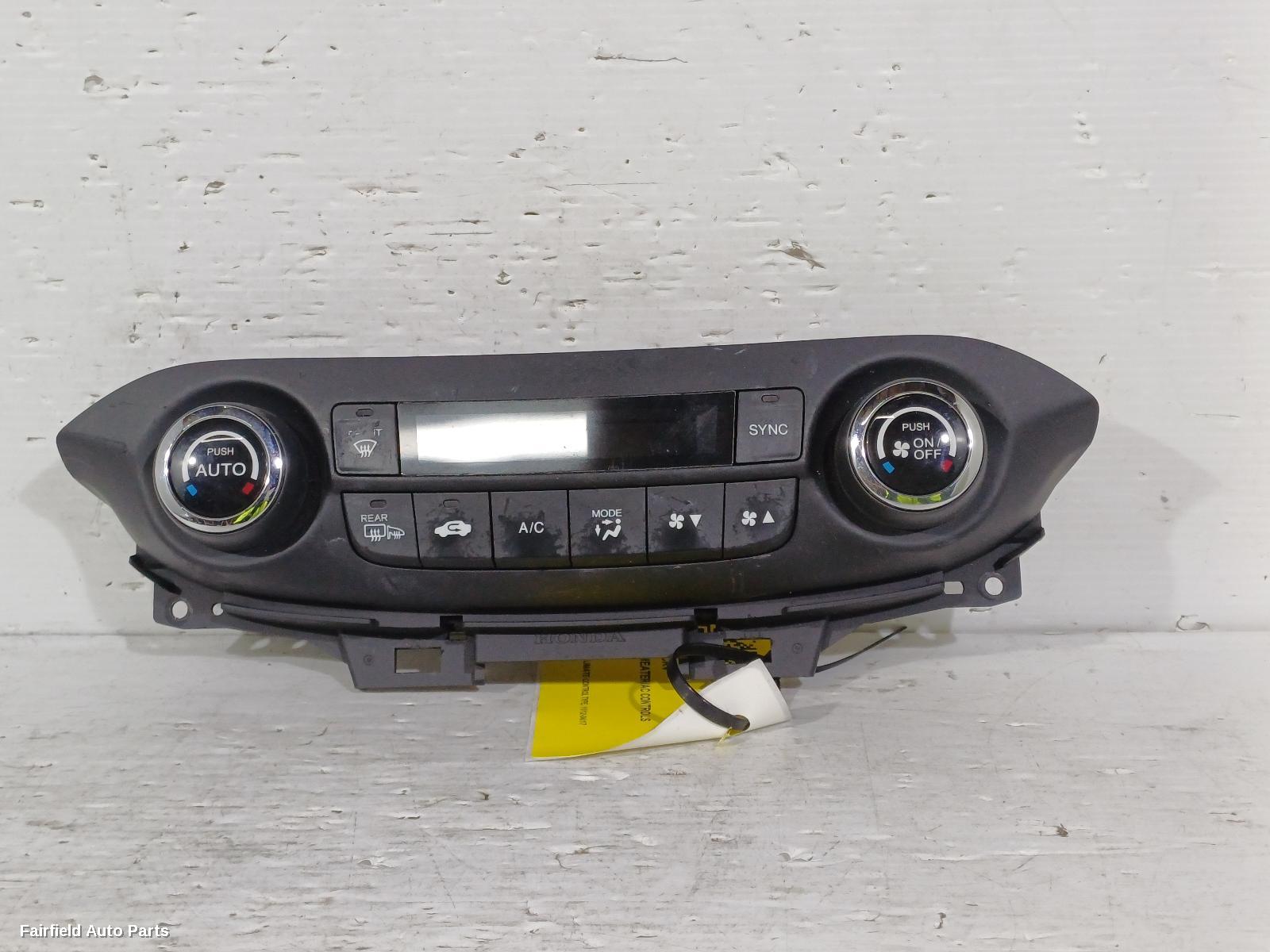 2012-2017 Honda Crv Heater Ac Controls