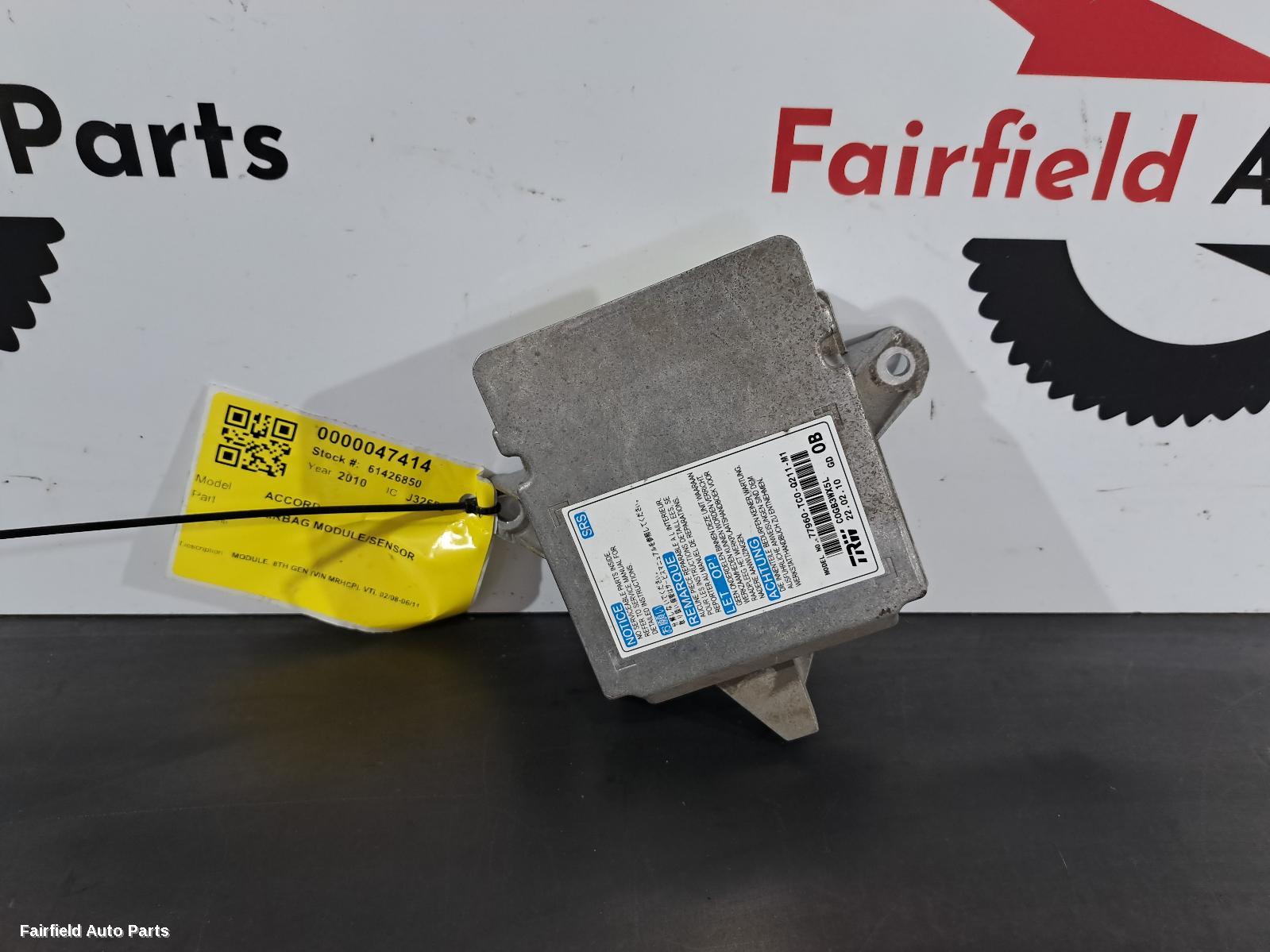2008-2011 Honda Accord Airbag Module Sensor