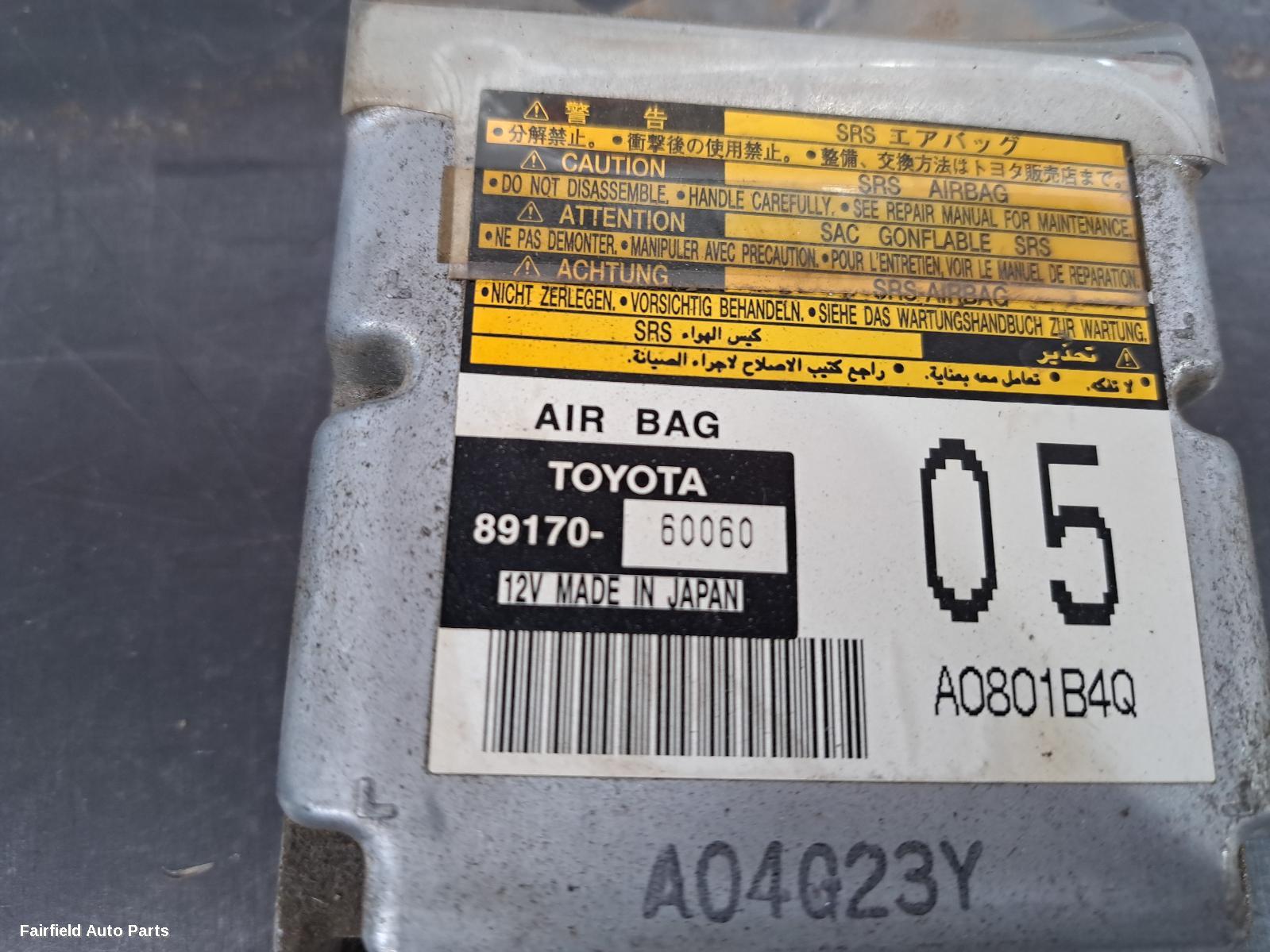 2003-2009 Toyota Prado Airbag Module Sensor