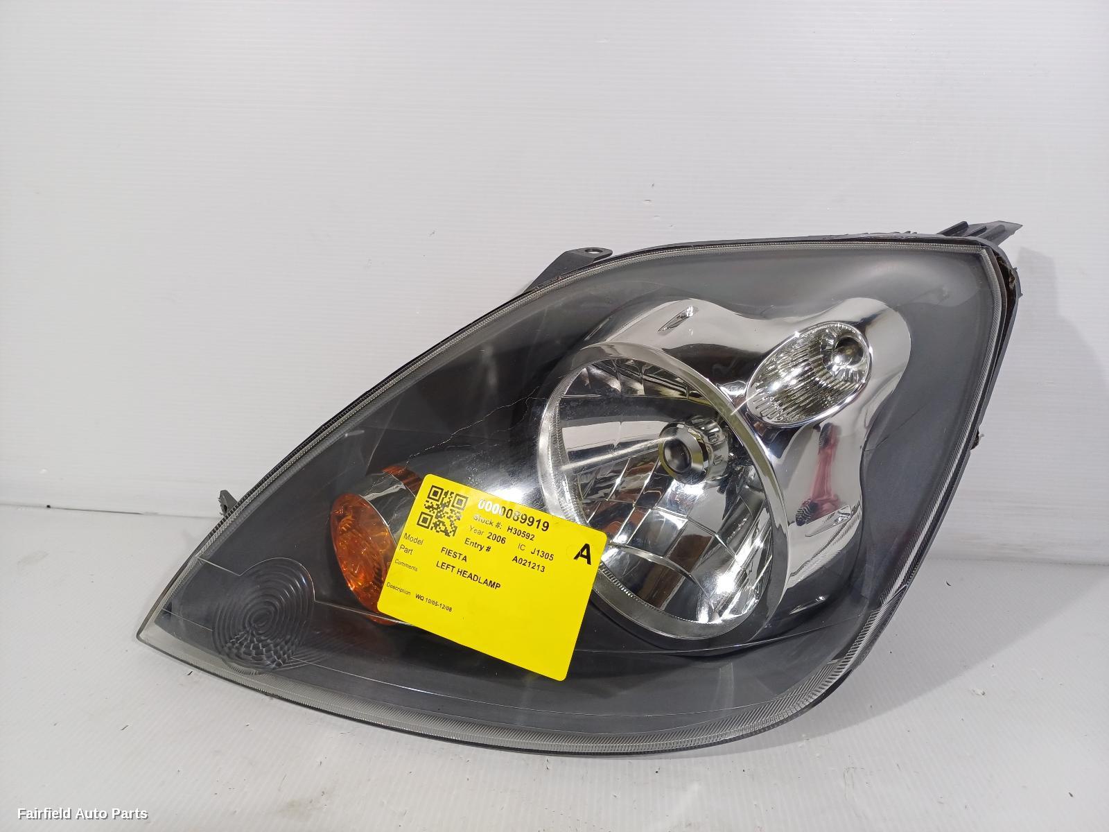 2005-2008 Ford Fiesta Left Headlamp