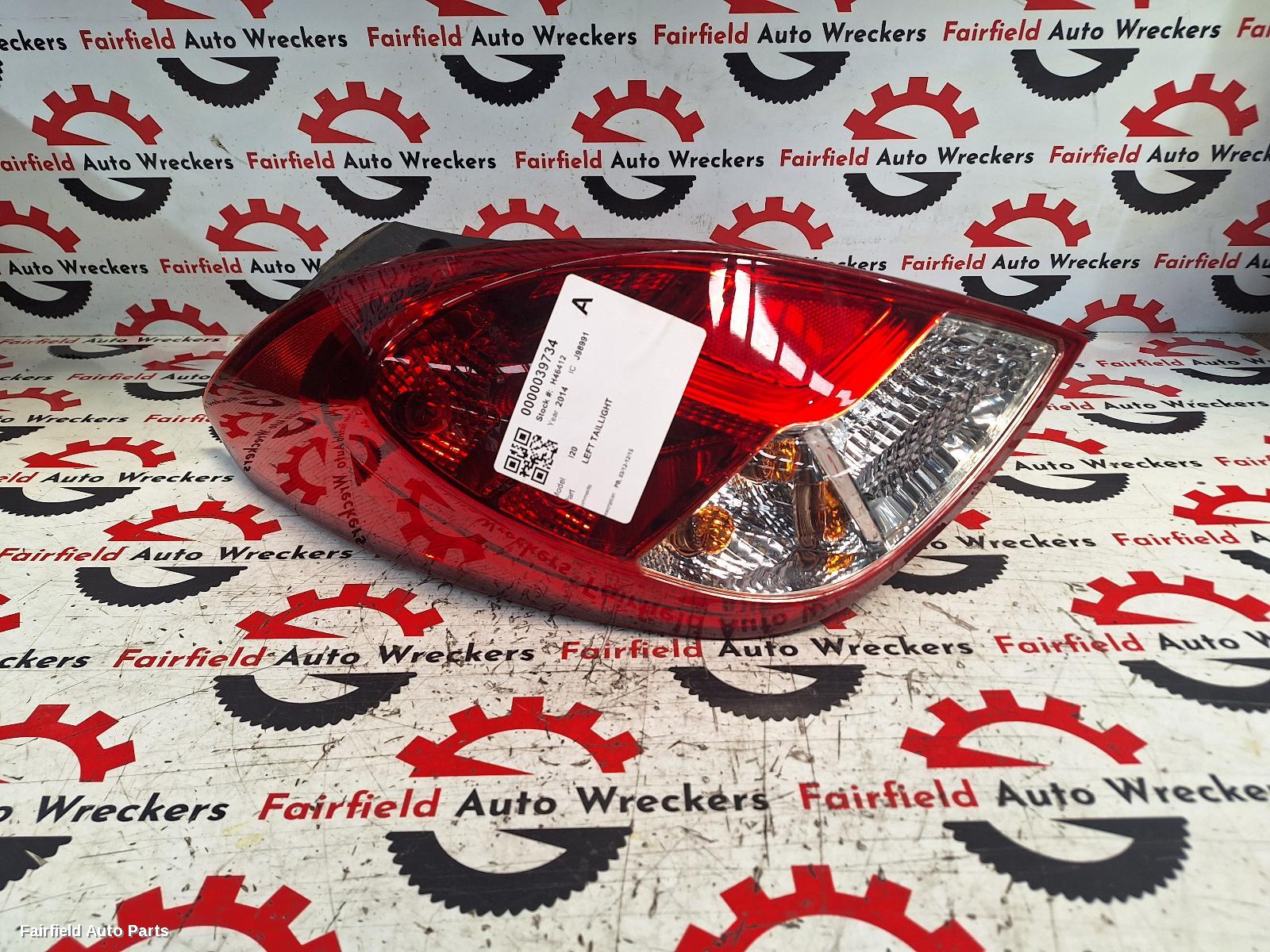 2012-2015 Hyundai I20 Left Taillight