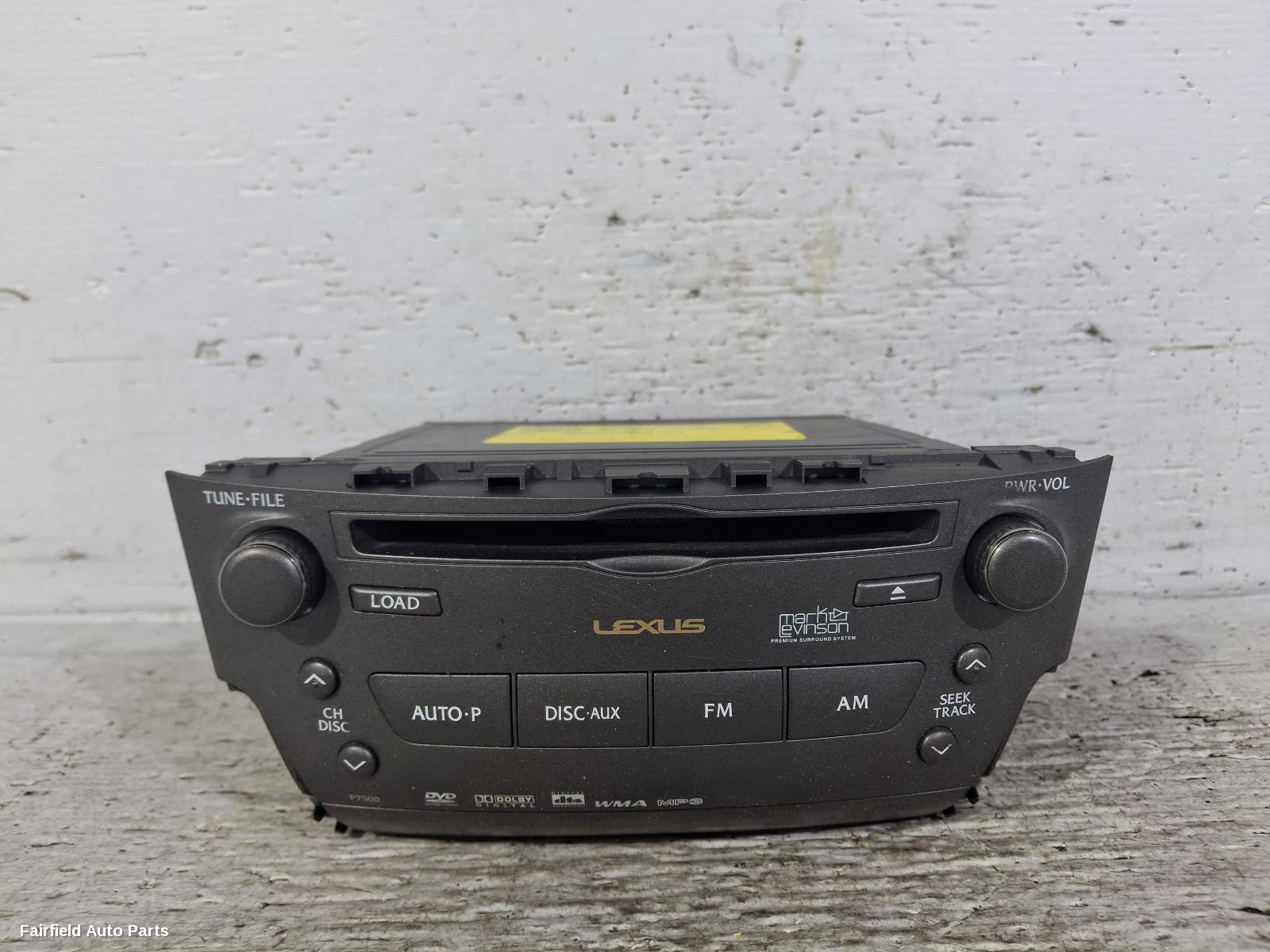 2005-2014 Lexus Is250/is250c Radio Cd Dvd Sat Tv