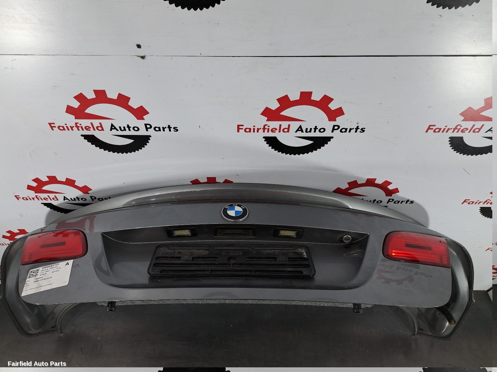 2007-2009 Bmw 3 Series Bootlid Tailgate