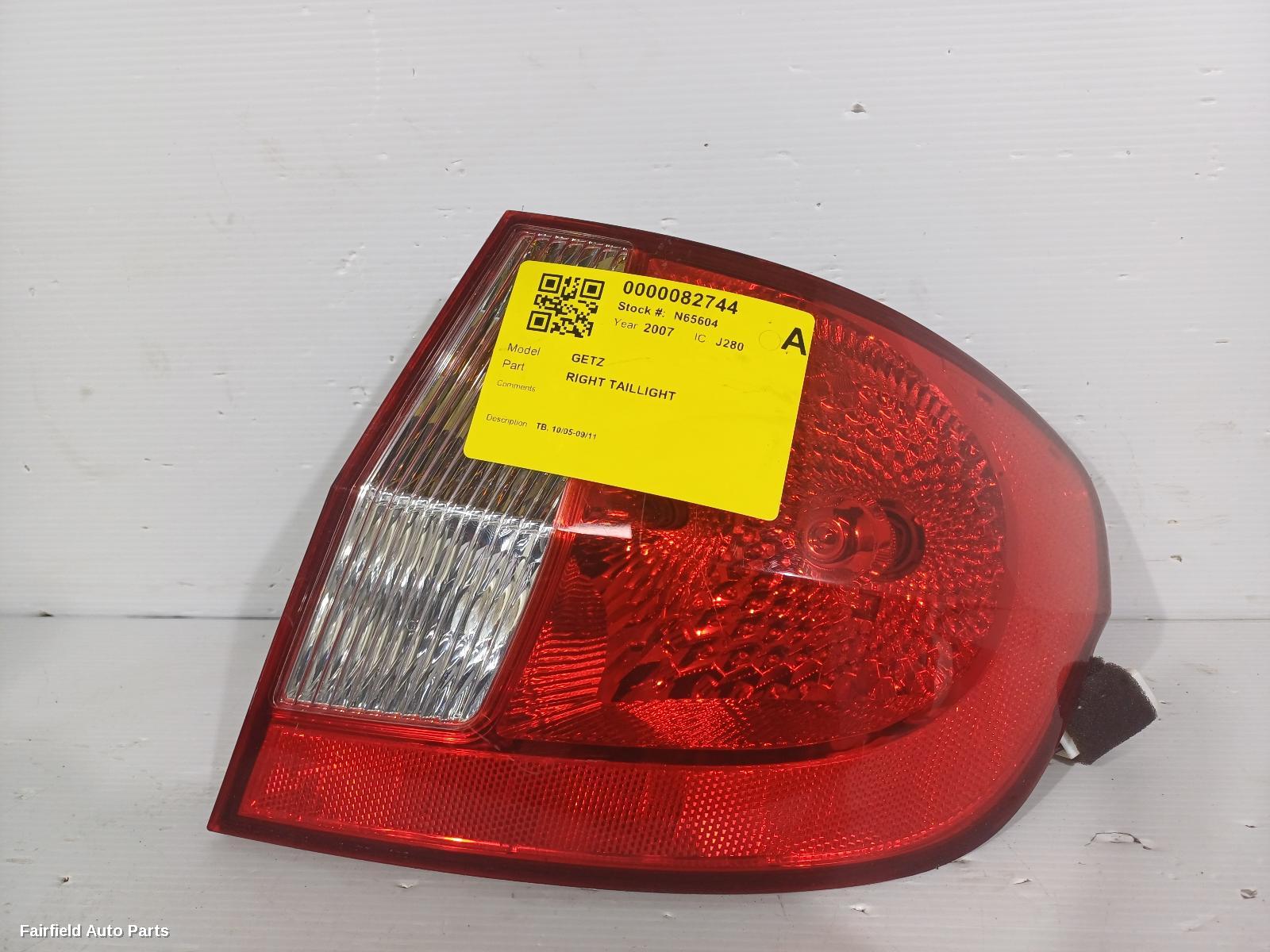 2005-2011 Hyundai Getz Right Taillight