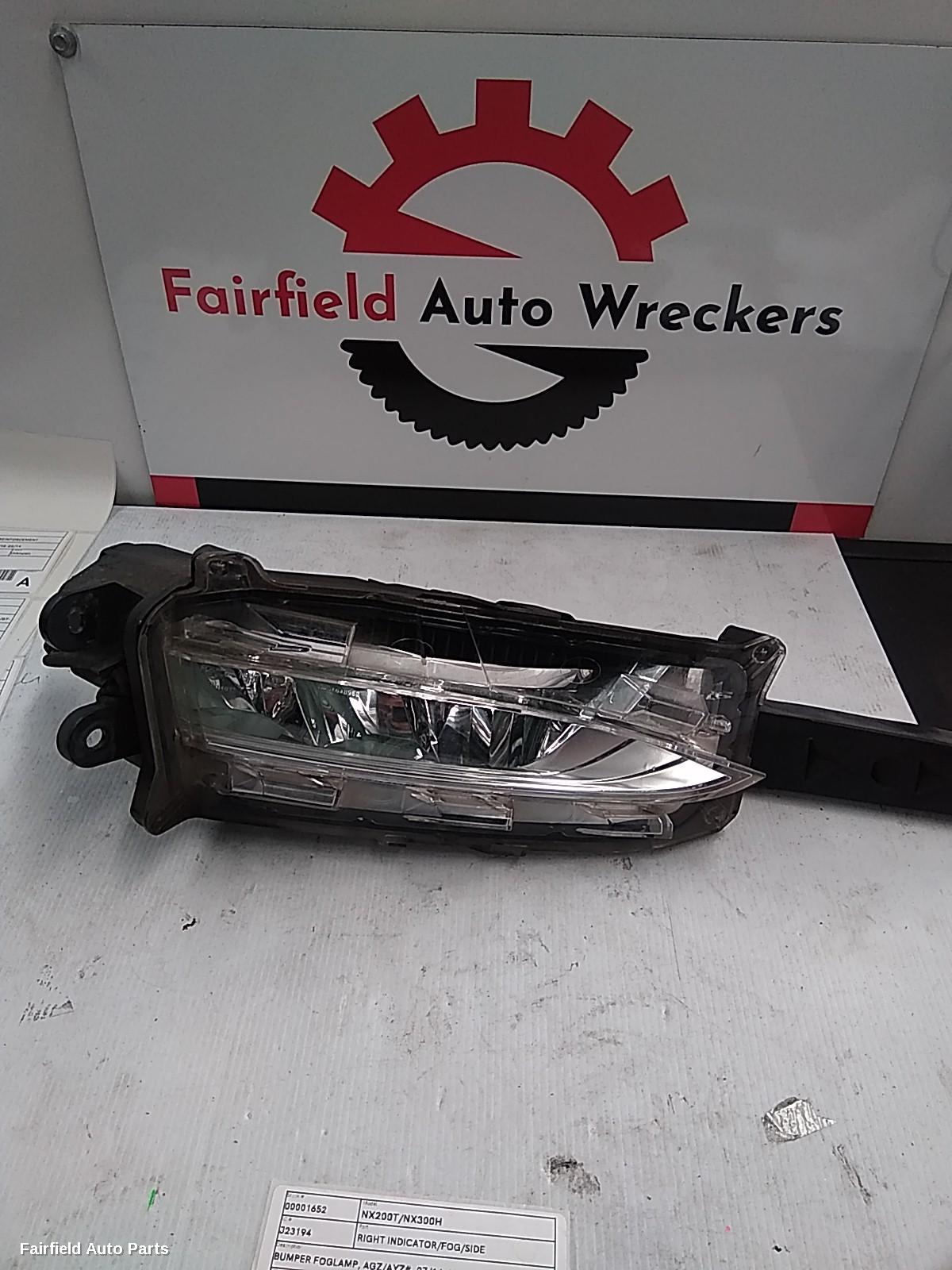 2014-2021 Lexus Nx Right Indicator Fog Side