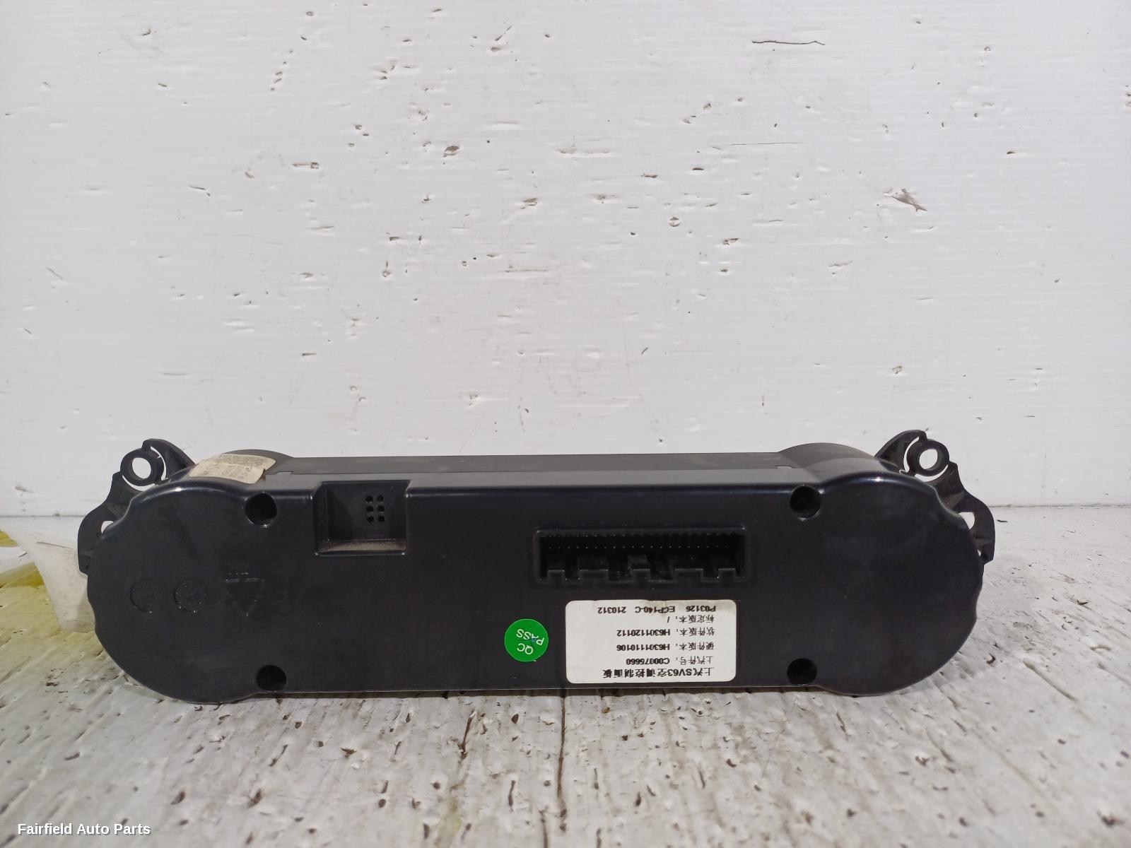 2020-2026 Ldv Deliver 9 Heater Ac Controls