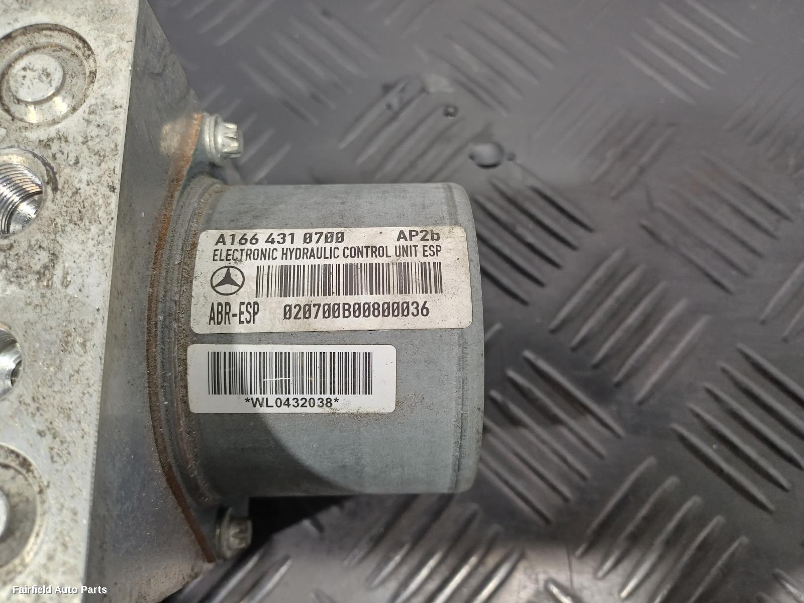 2015-2019 Mercedes Gle Class Abs Pump Modulator