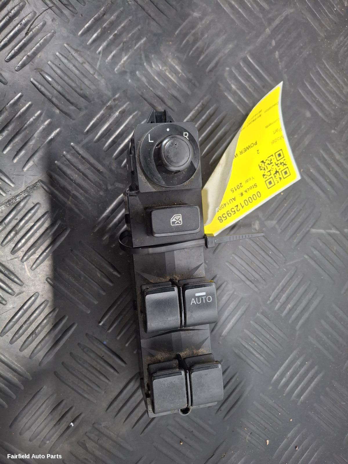 2014-2017 Mazda 2 Pwr Dr Wind Switch
