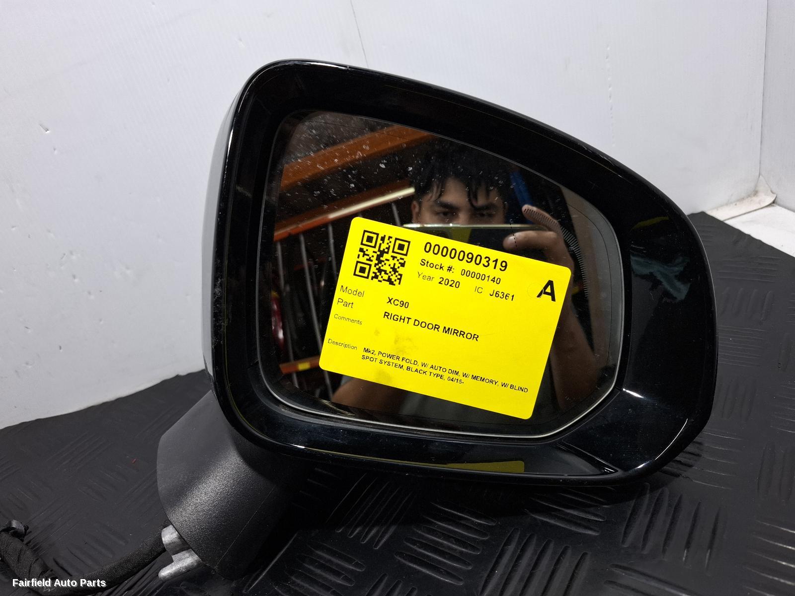 2015-2024 Volvo Xc90 Right Door Mirror