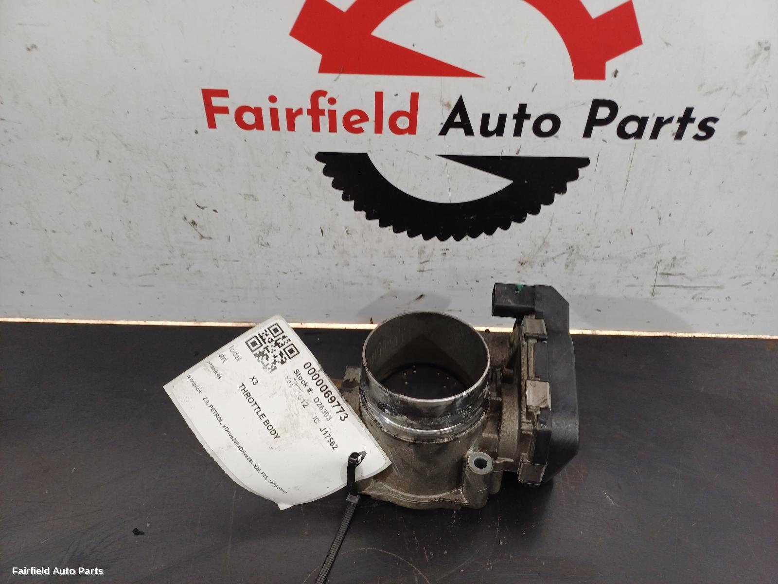 2010-2017 Bmw X3 Throttle Body