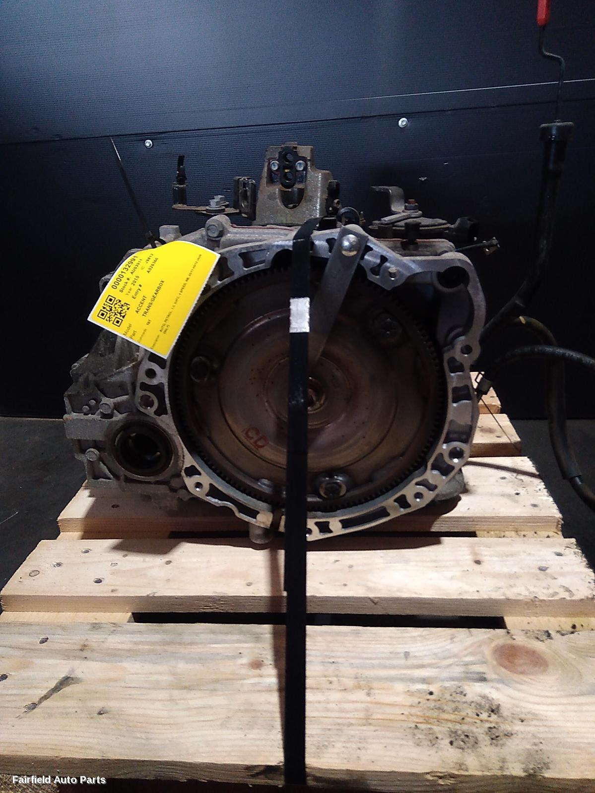 2011-2015 Hyundai Accent Trans Gearbox