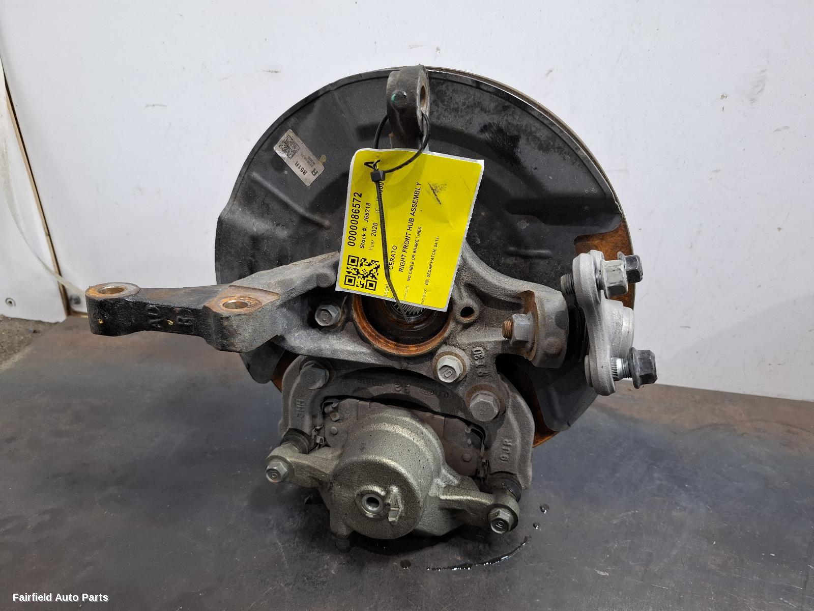 2018-2024 Kia Cerato Right Front Hub Assembly
