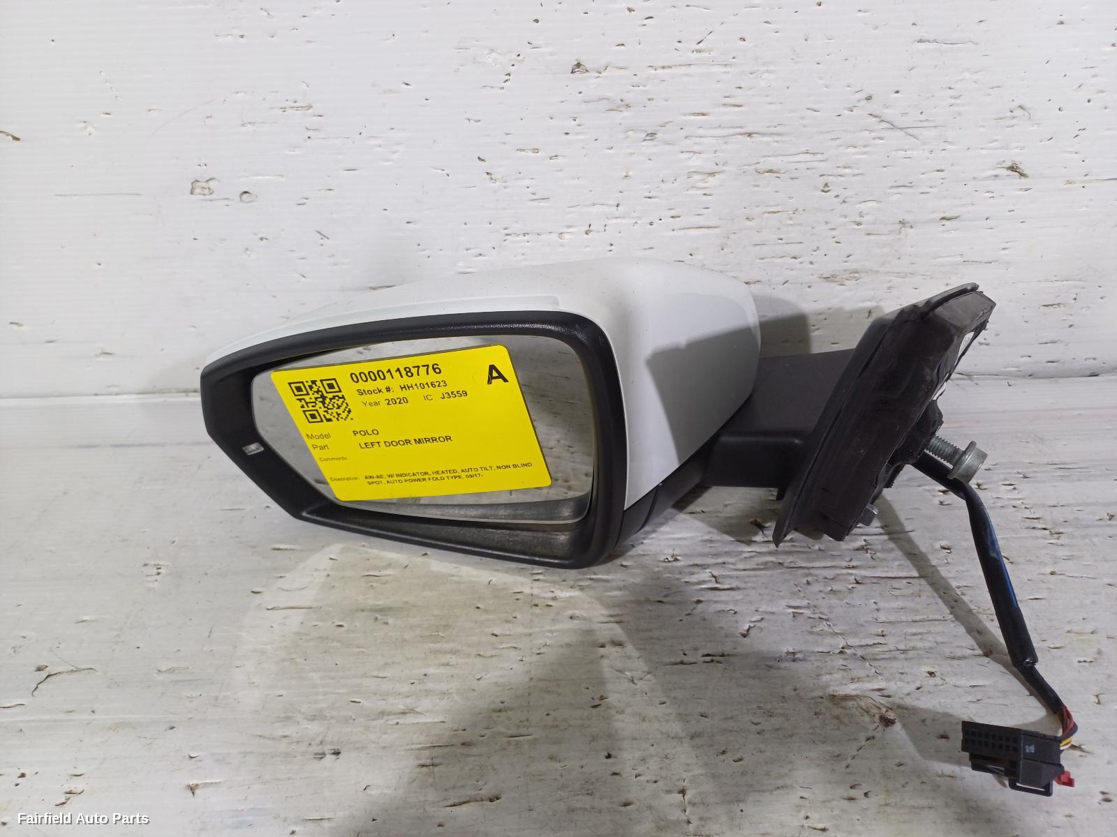 2017-2025 Volkswagen Polo Left Door Mirror