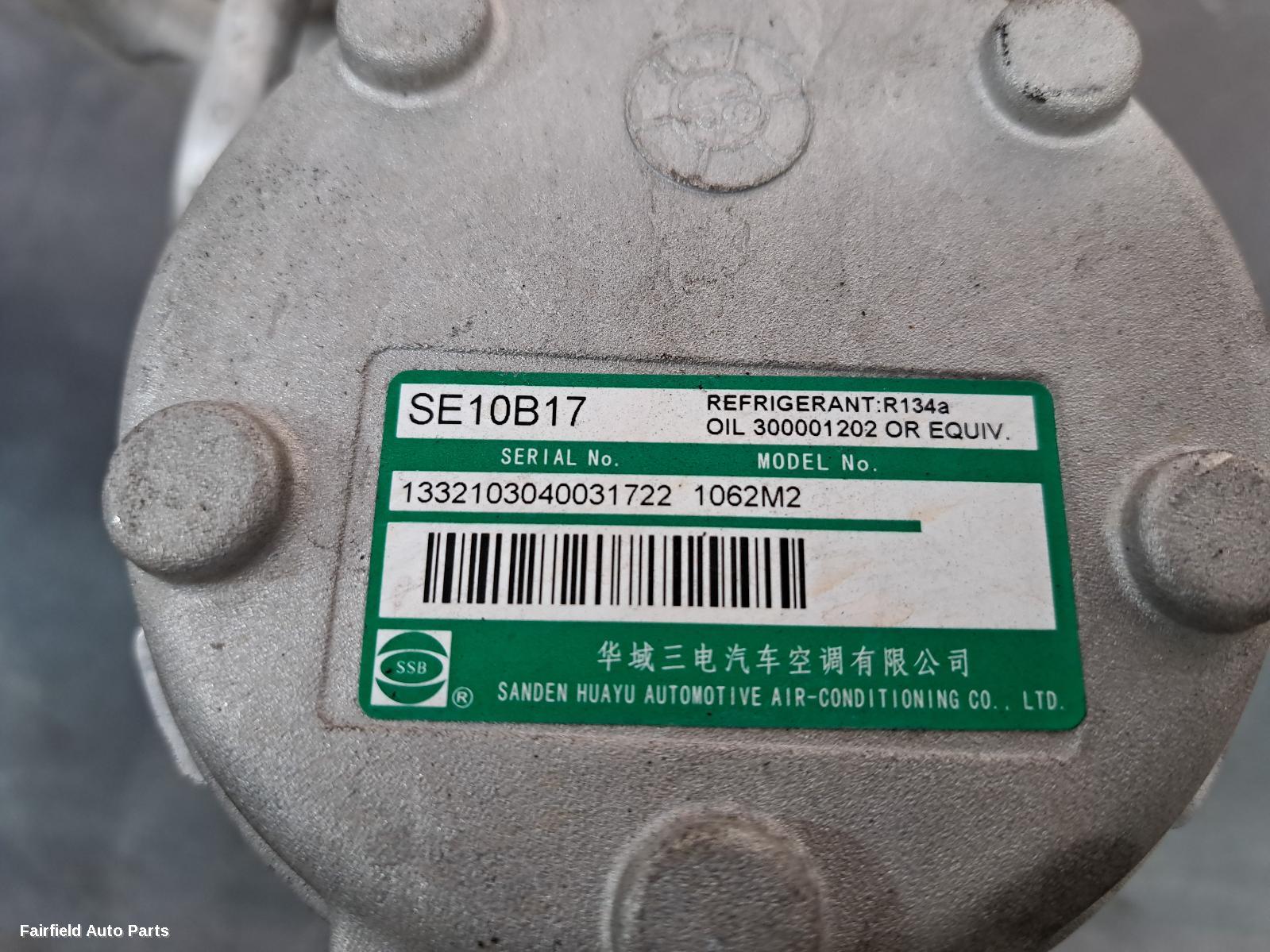 2015-2021 Ldv G10 A C Compressor