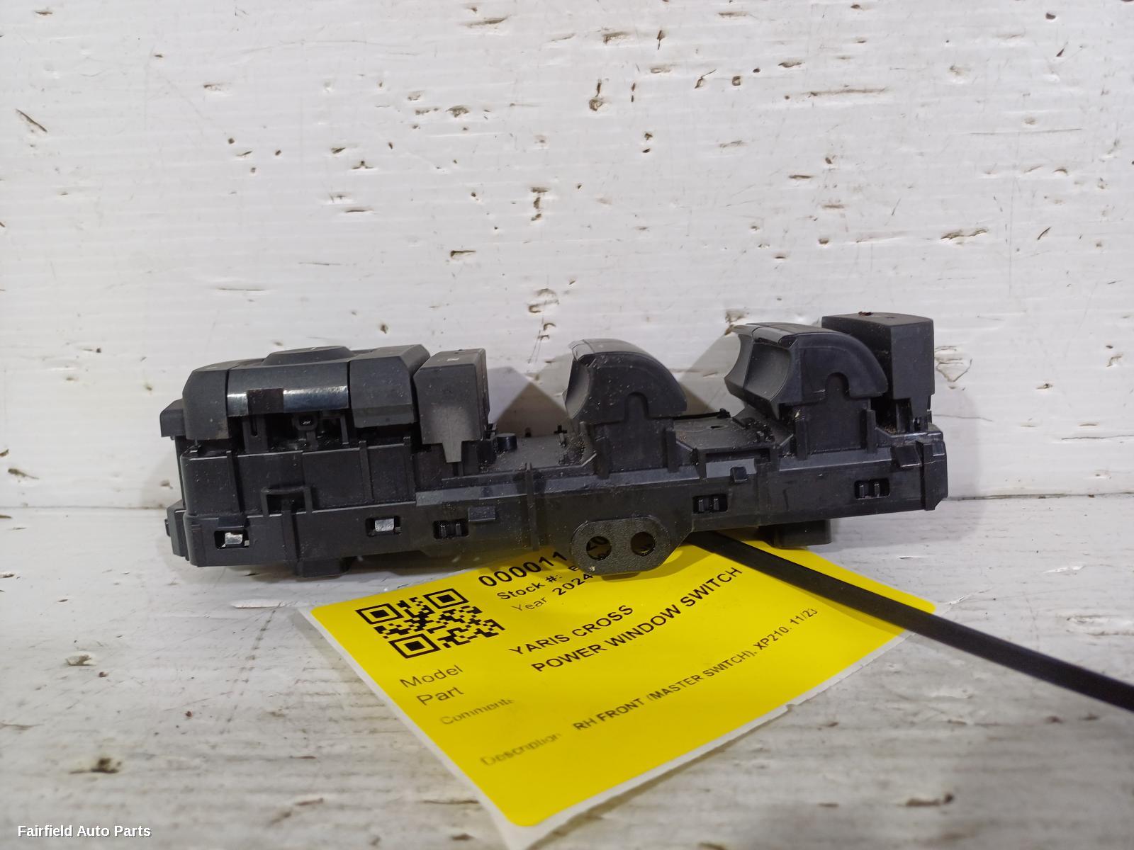 2024-2026 Toyota Yaris Cross Pwr Dr Wind Switch