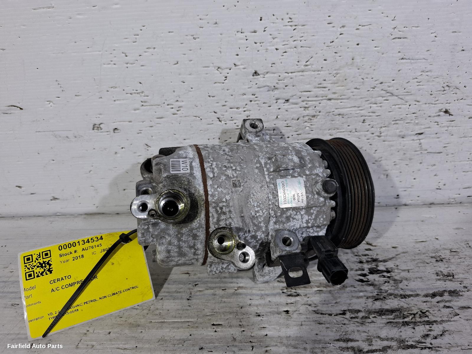 2013-2018 Kia Cerato A C Compressor