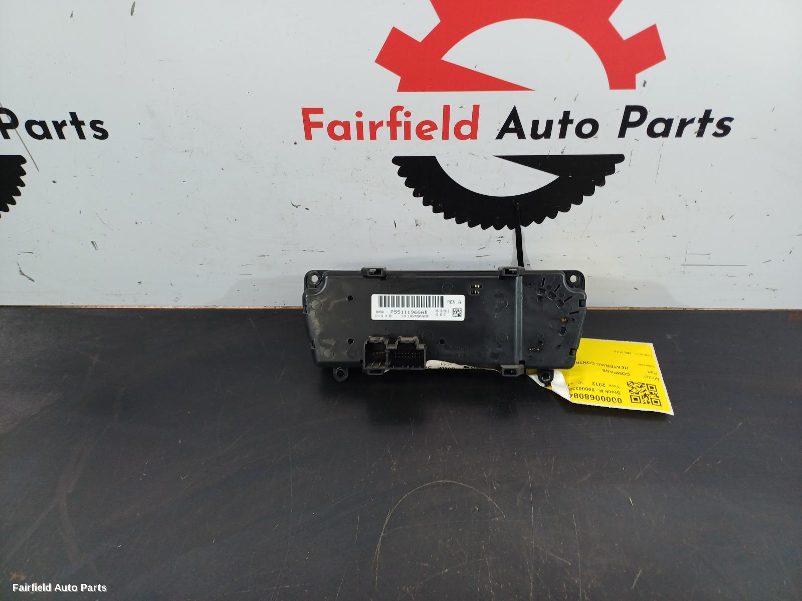 2012-2016 Jeep Compass Heater Ac Controls