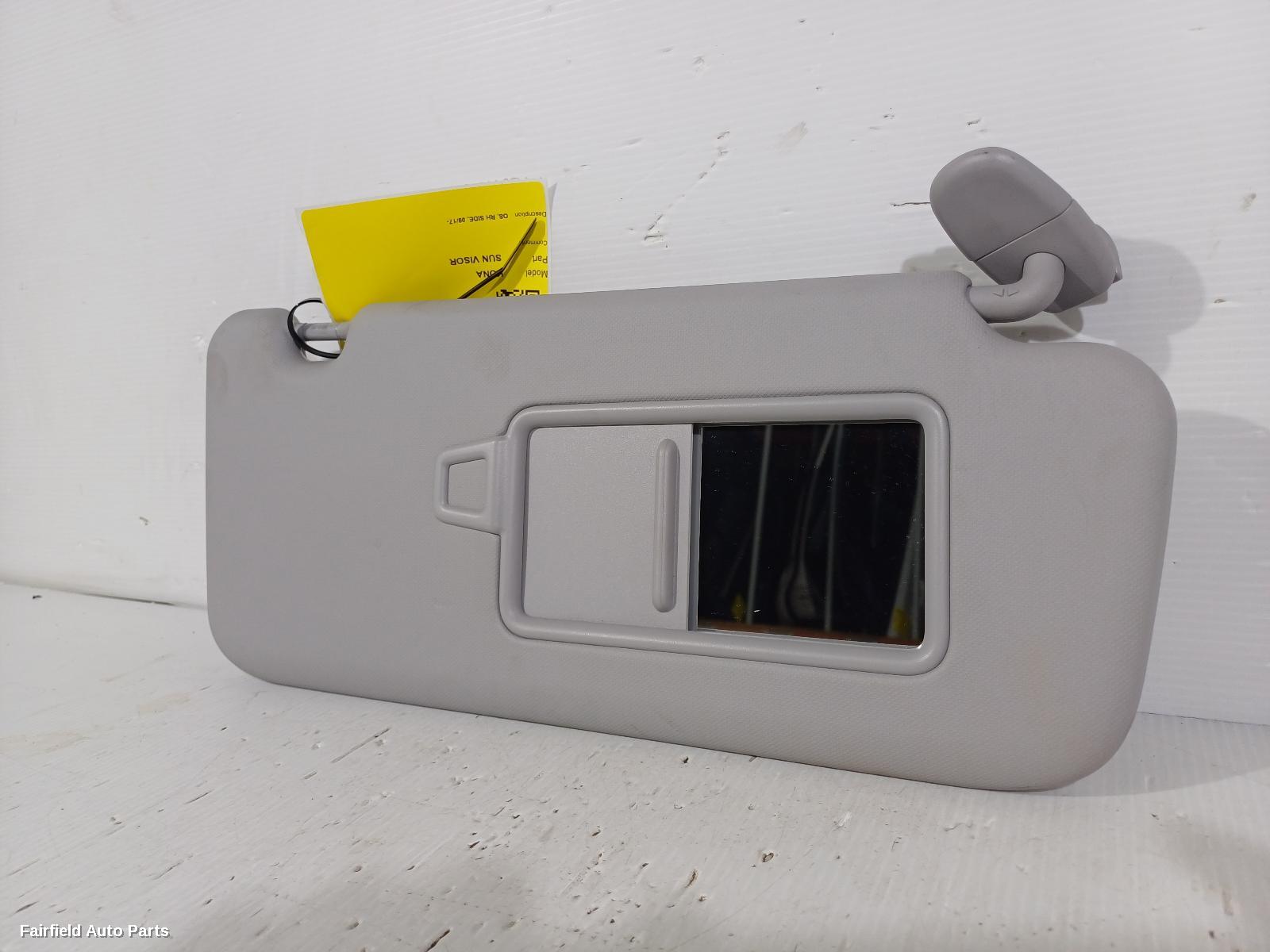 2017-2023 Hyundai Kona Sunvisor