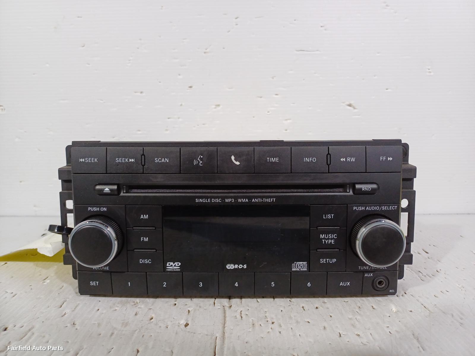 2007-2016 Jeep Patriot Radio Cd Dvd Sat Tv