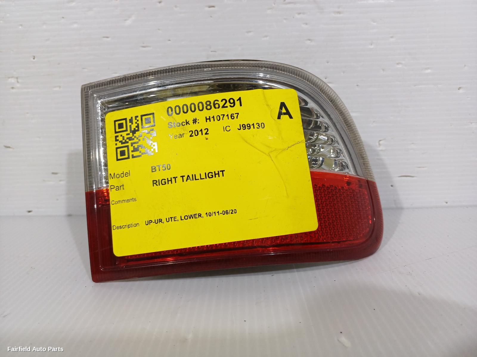 2011-2020 Mazda Bt50 Right Taillight