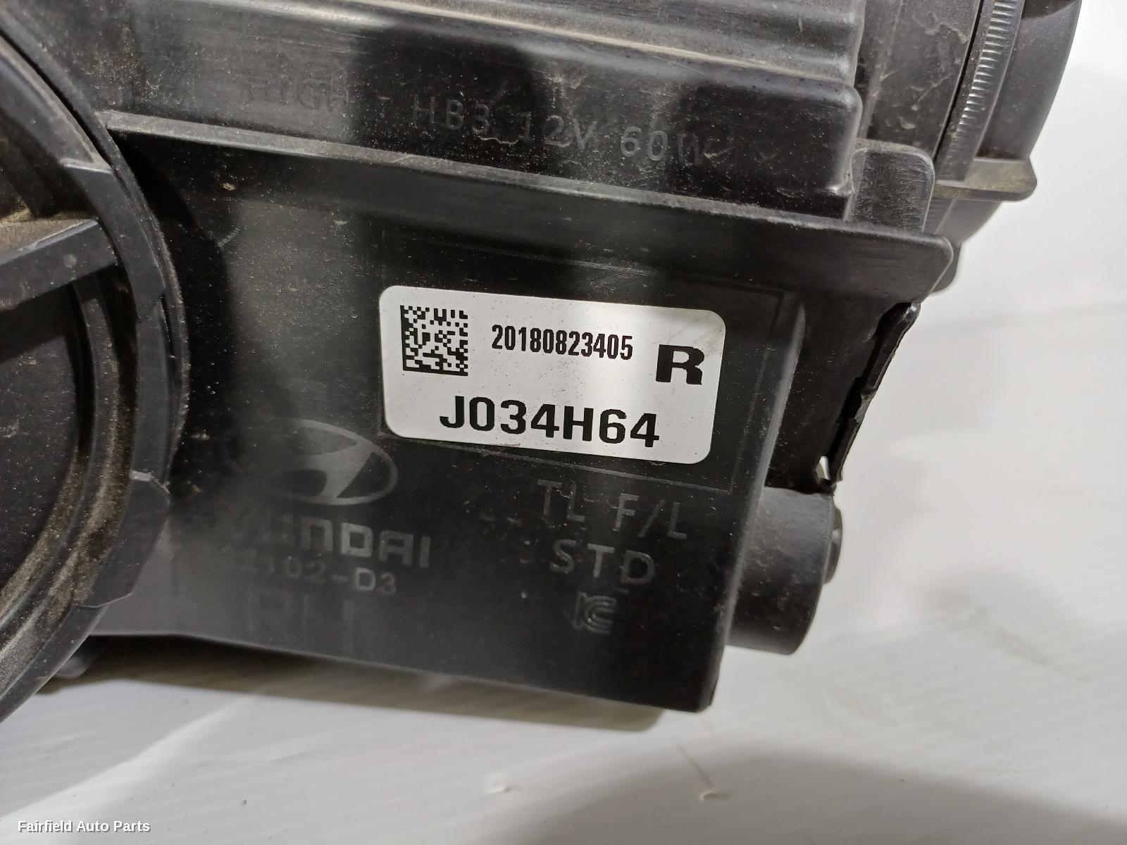 2018-2021 Hyundai Tucson Right Headlamp