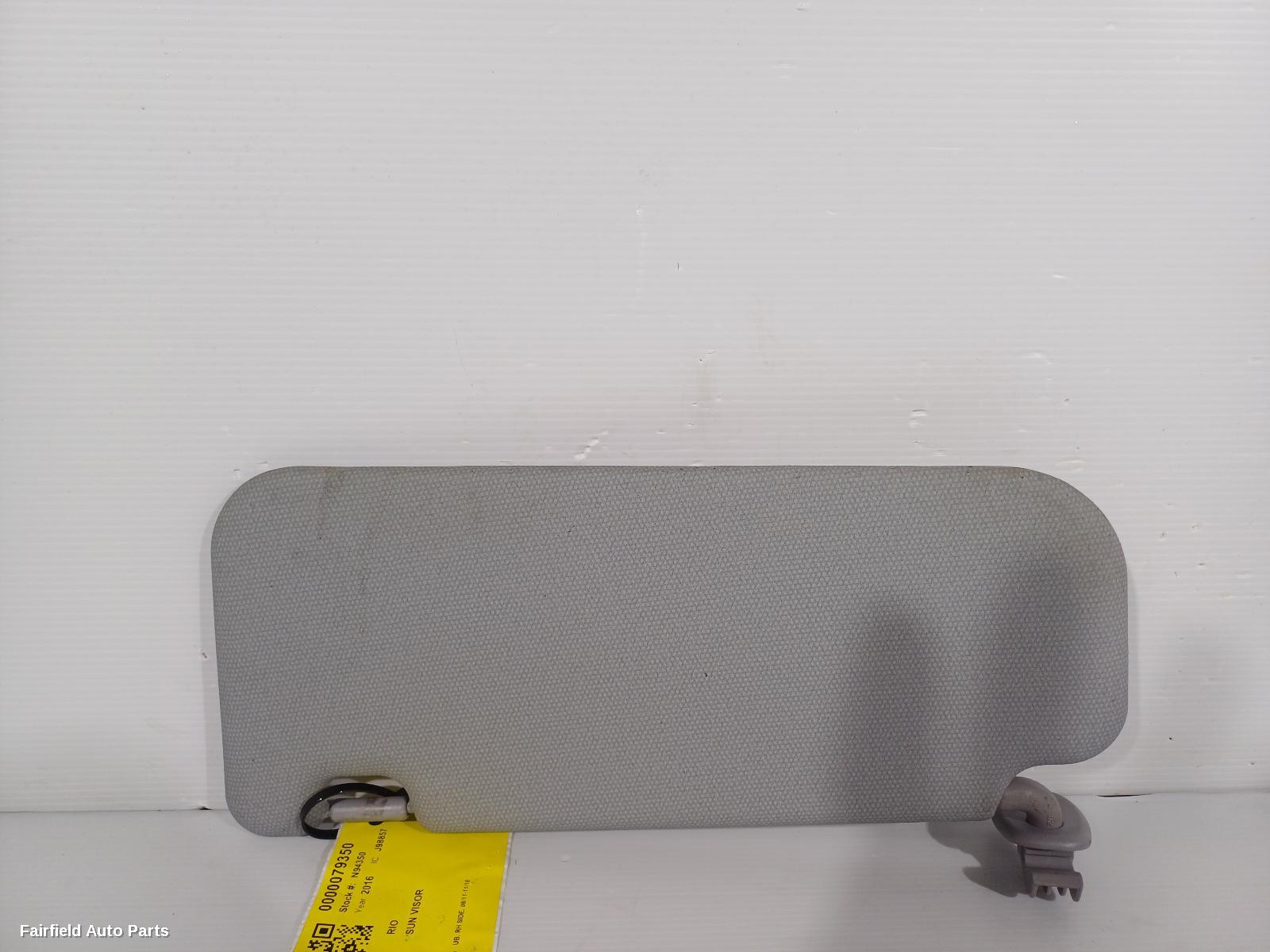 2011-2016 Kia Rio Sunvisor