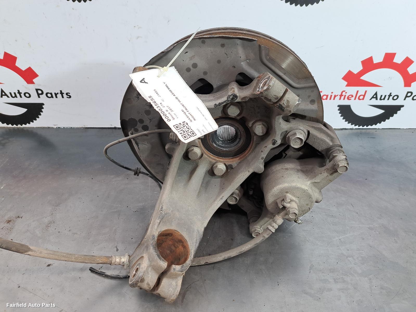 2013-2021 Nissan Qashqai Right Front Hub Assembly