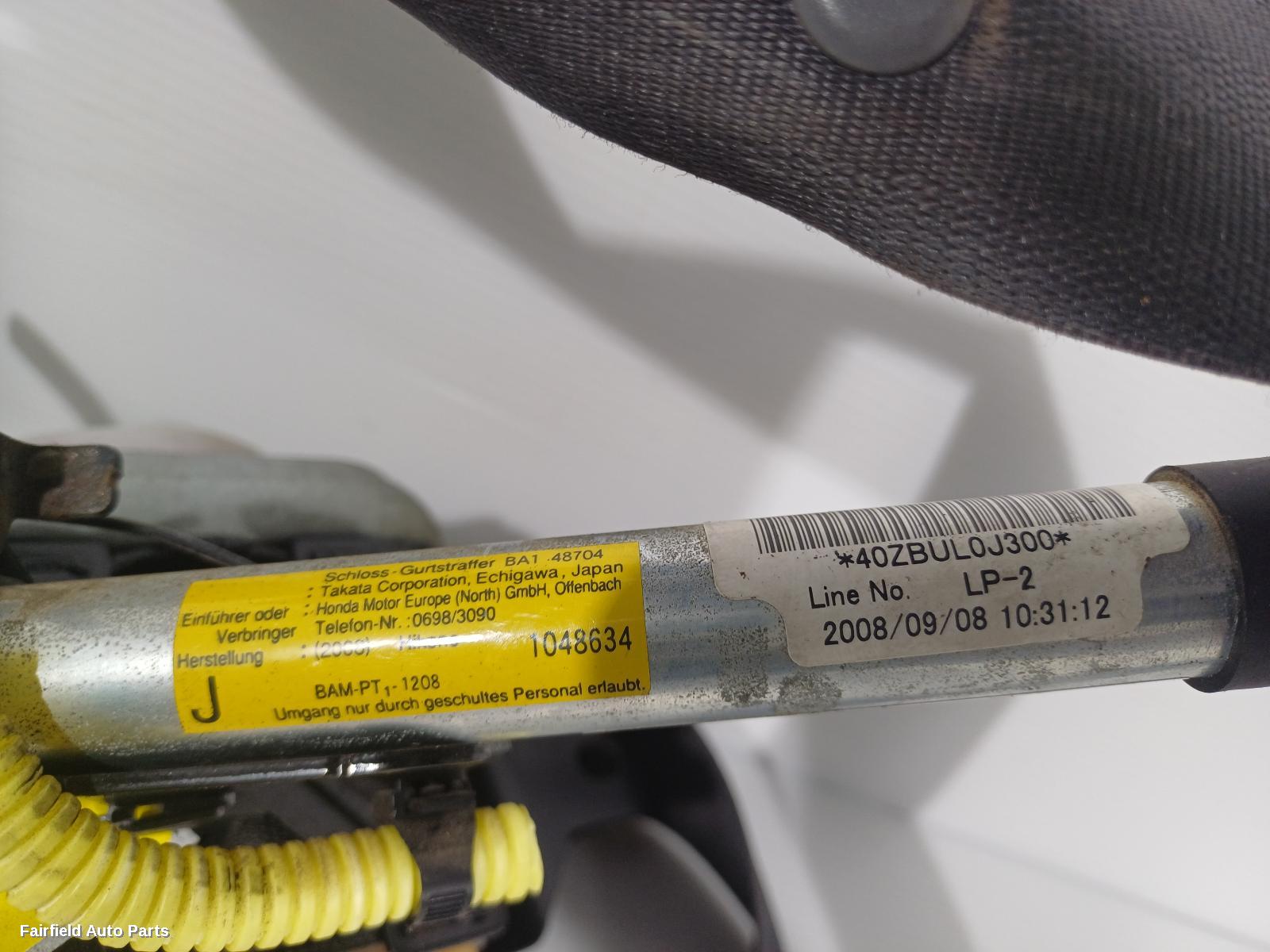2008-2010 Honda Accord Seatbelt Stalk