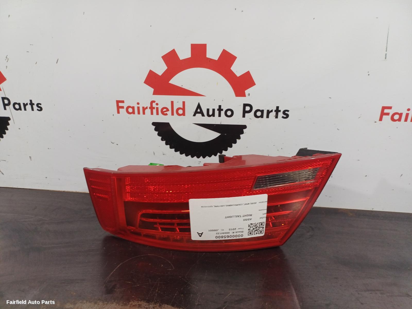 2011-2016 Audi A5 Right Taillight