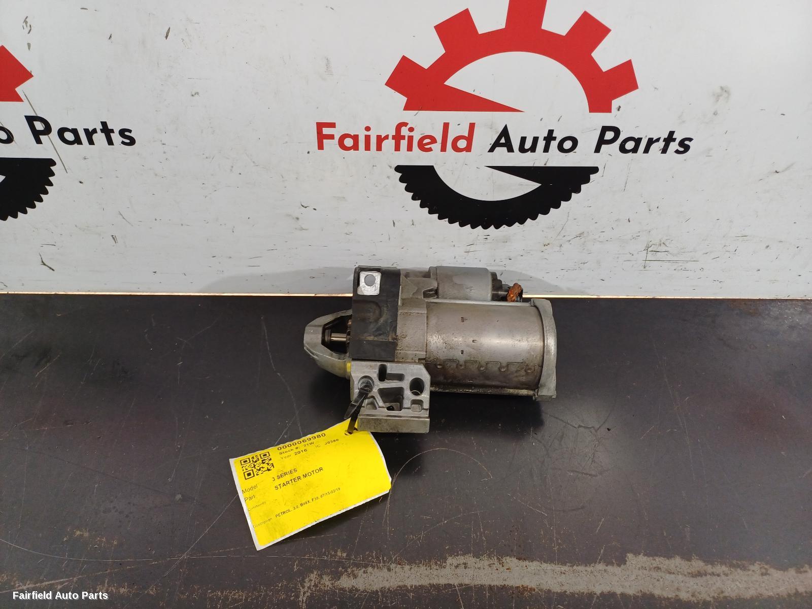 2015-2019 Bmw 3 Series Starter