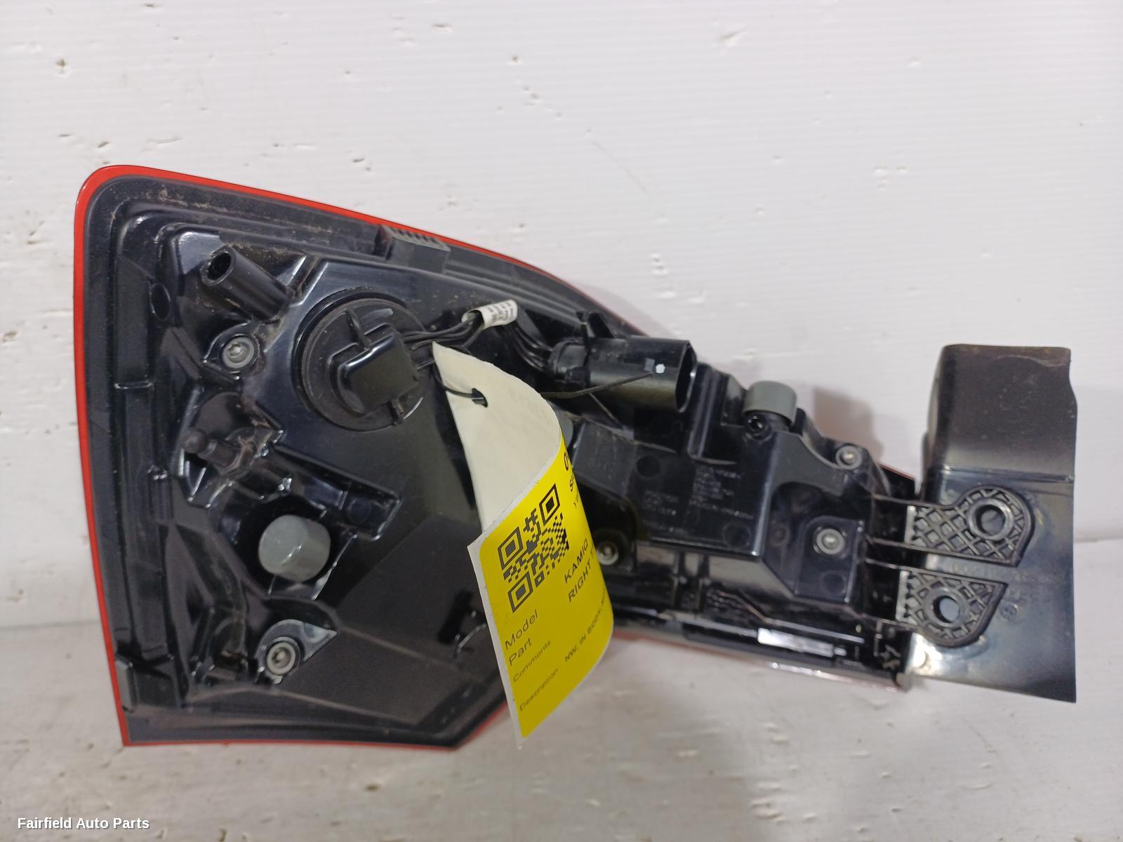 2020-2025 Skoda Kamiq Right Taillight