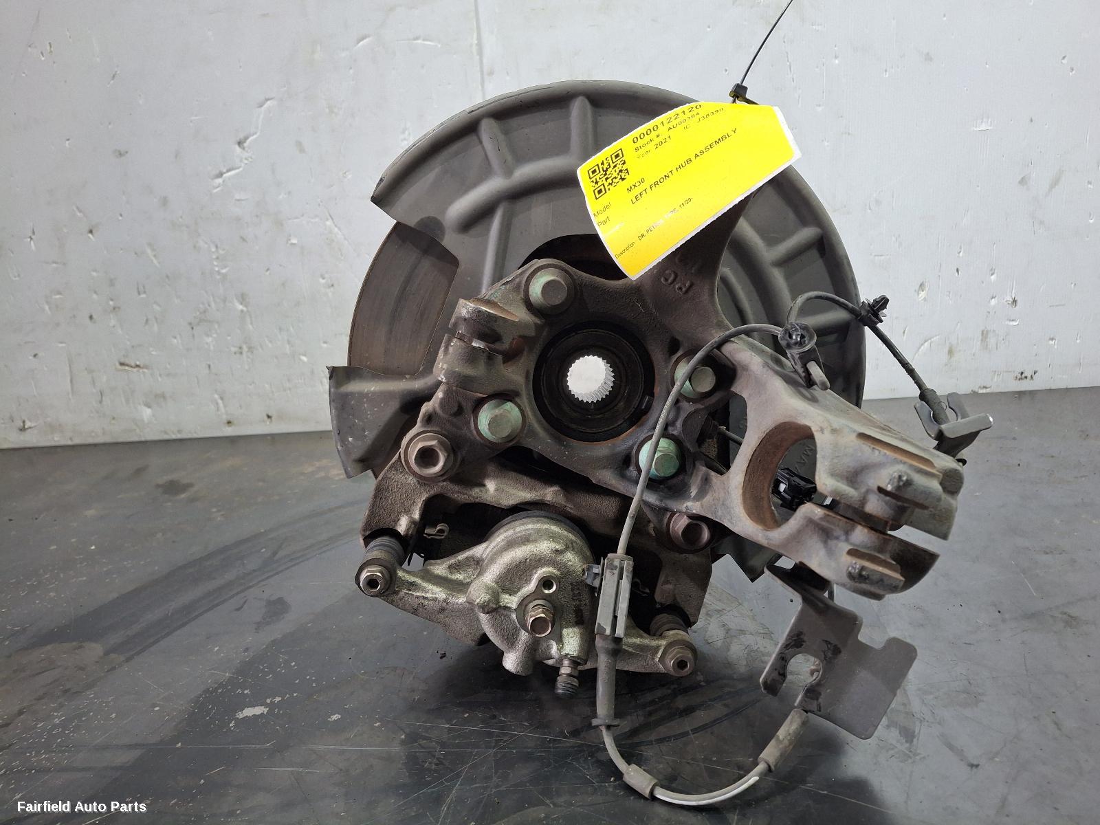 2020-2023 Mazda Mx30 Left Front Hub Assembly