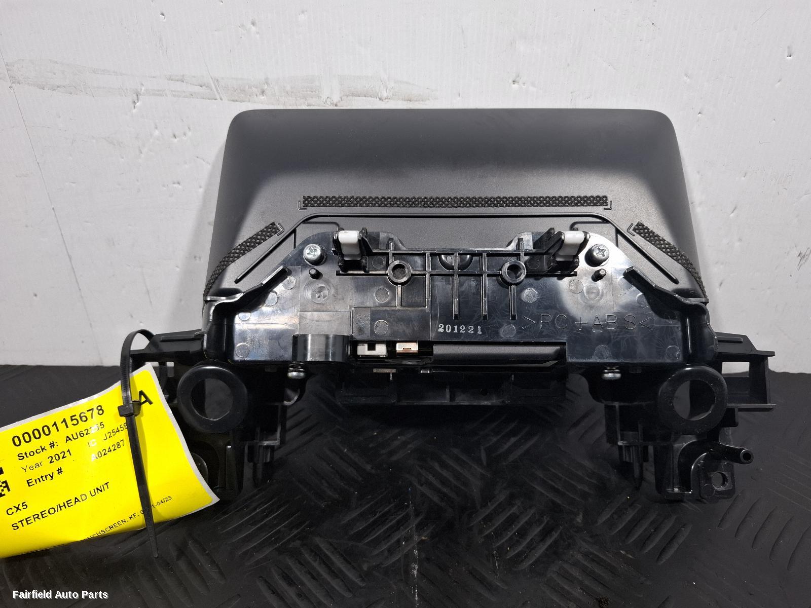 2021-2023 Mazda Cx5 Radio Cd Dvd Sat Tv