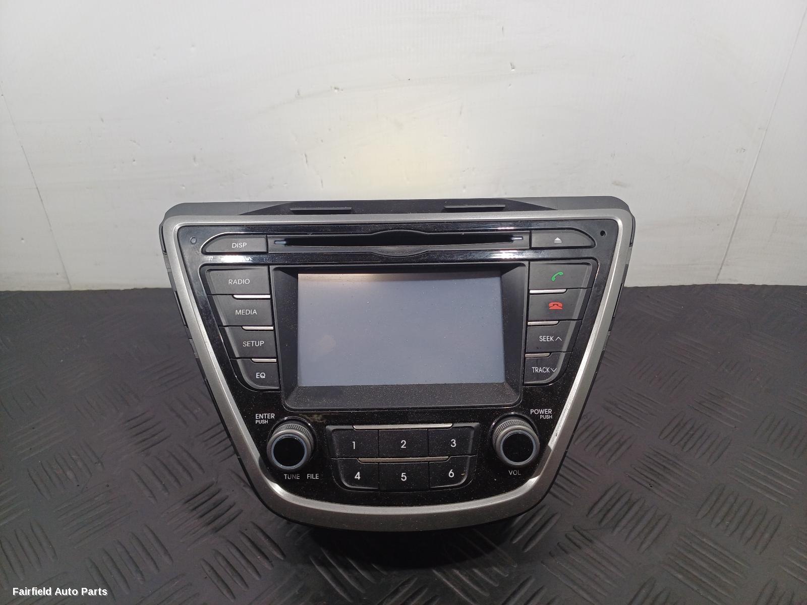 2013-2015 Hyundai Elantra Radio Cd Dvd Sat Tv