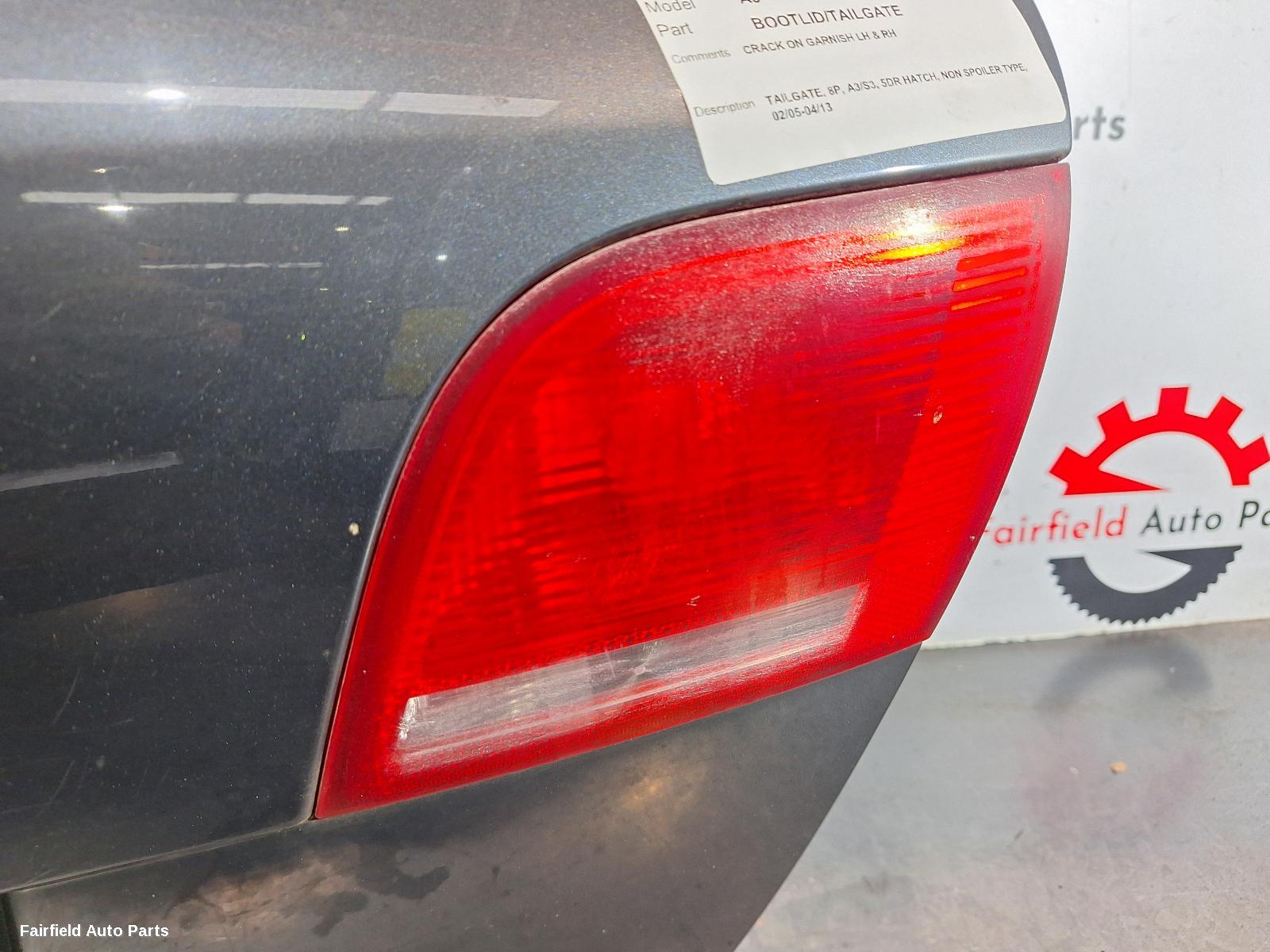 2005-2013 Audi A3 Bootlid Tailgate