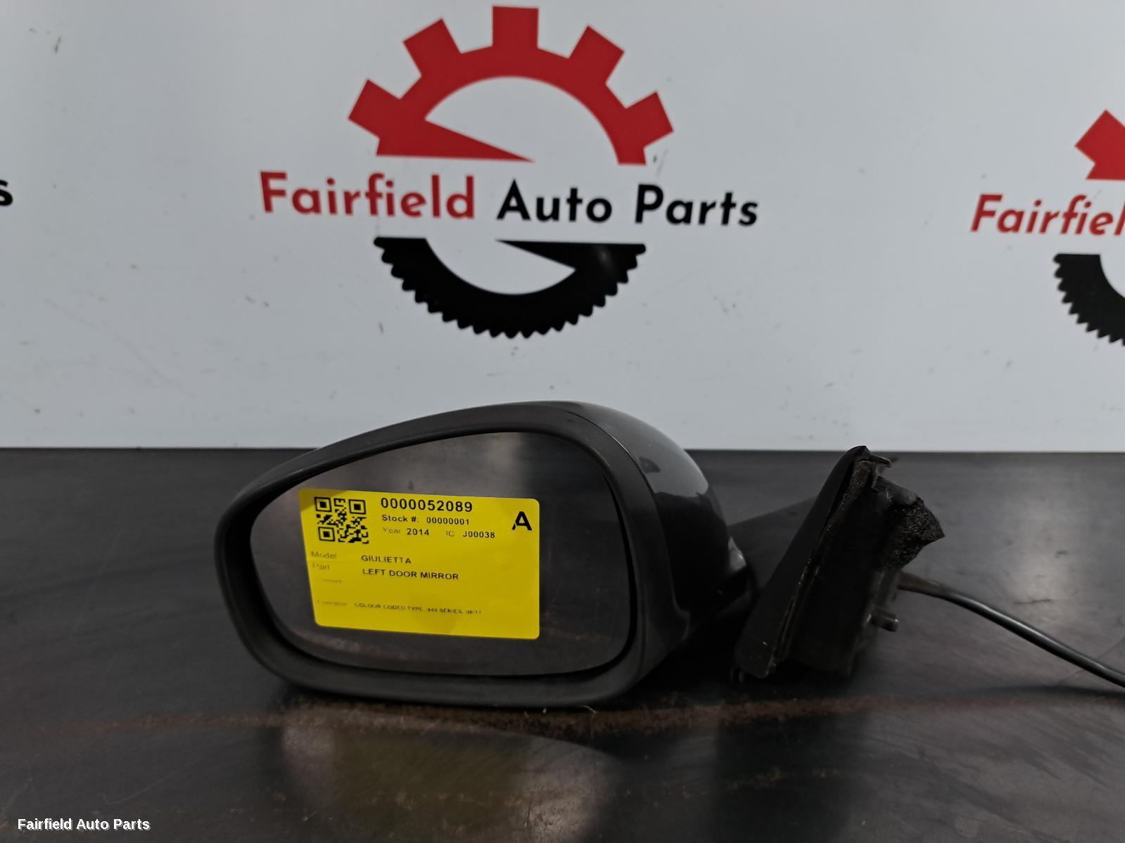 2011-2020 Alfa Romeo Giulietta Left Door Mirror