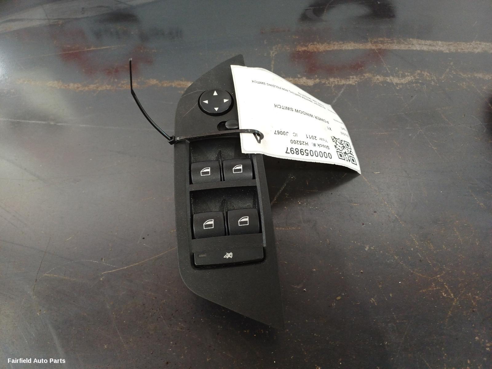 2010-2015 Bmw X1 Pwr Dr Wind Switch
