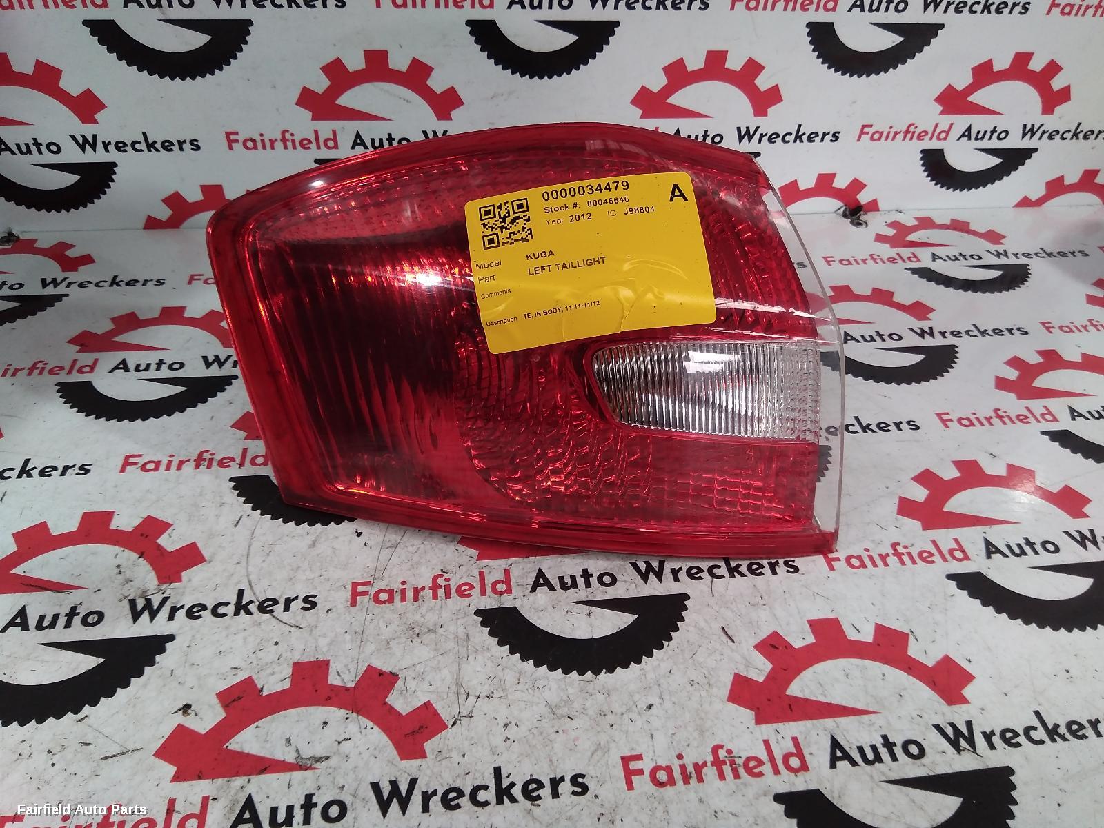 2011-2012 Ford Kuga Left Taillight