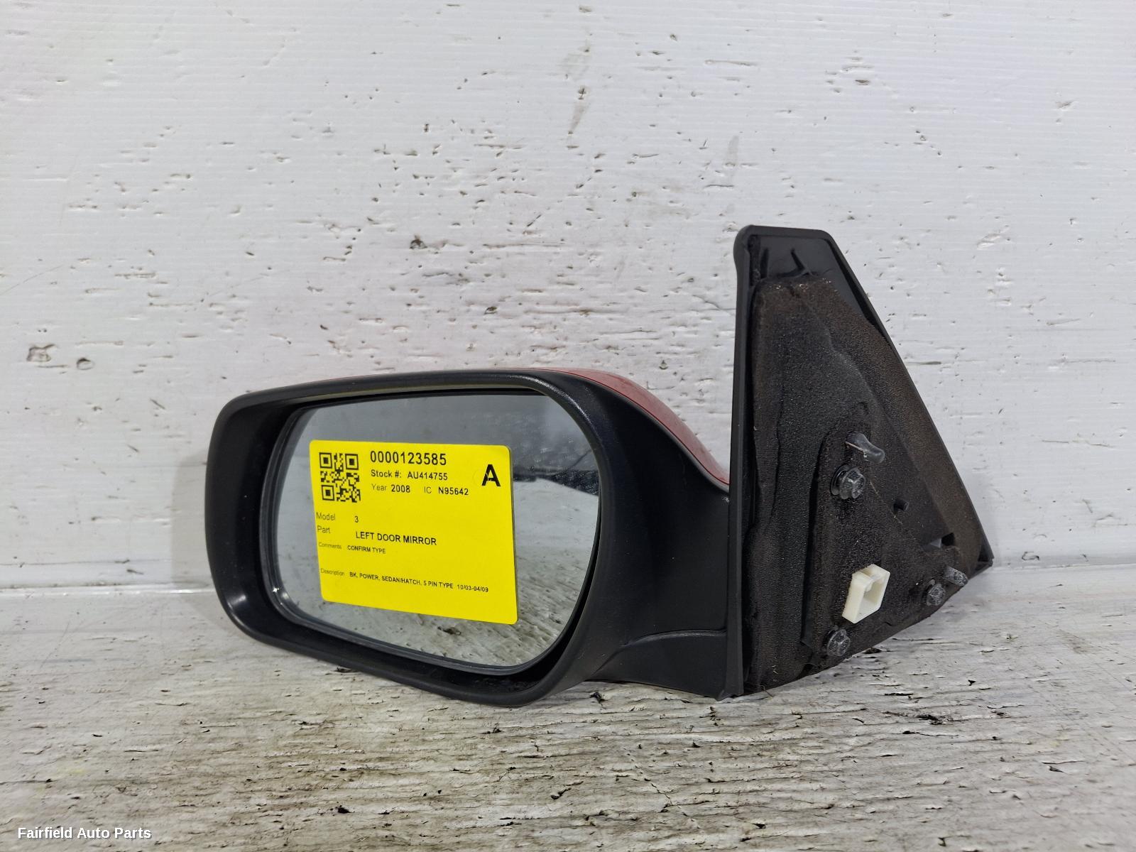 2003-2009 Mazda 3 Left Door Mirror