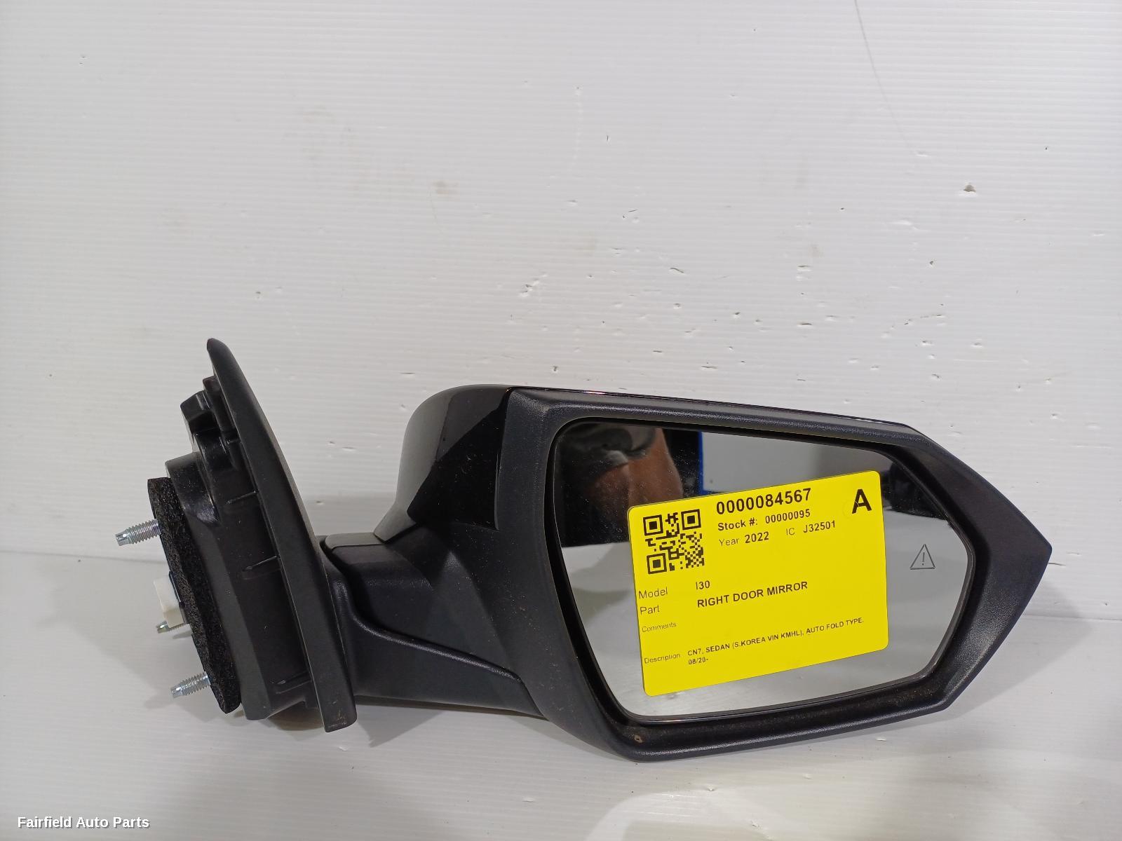 2020-2023 Hyundai I30 Right Door Mirror