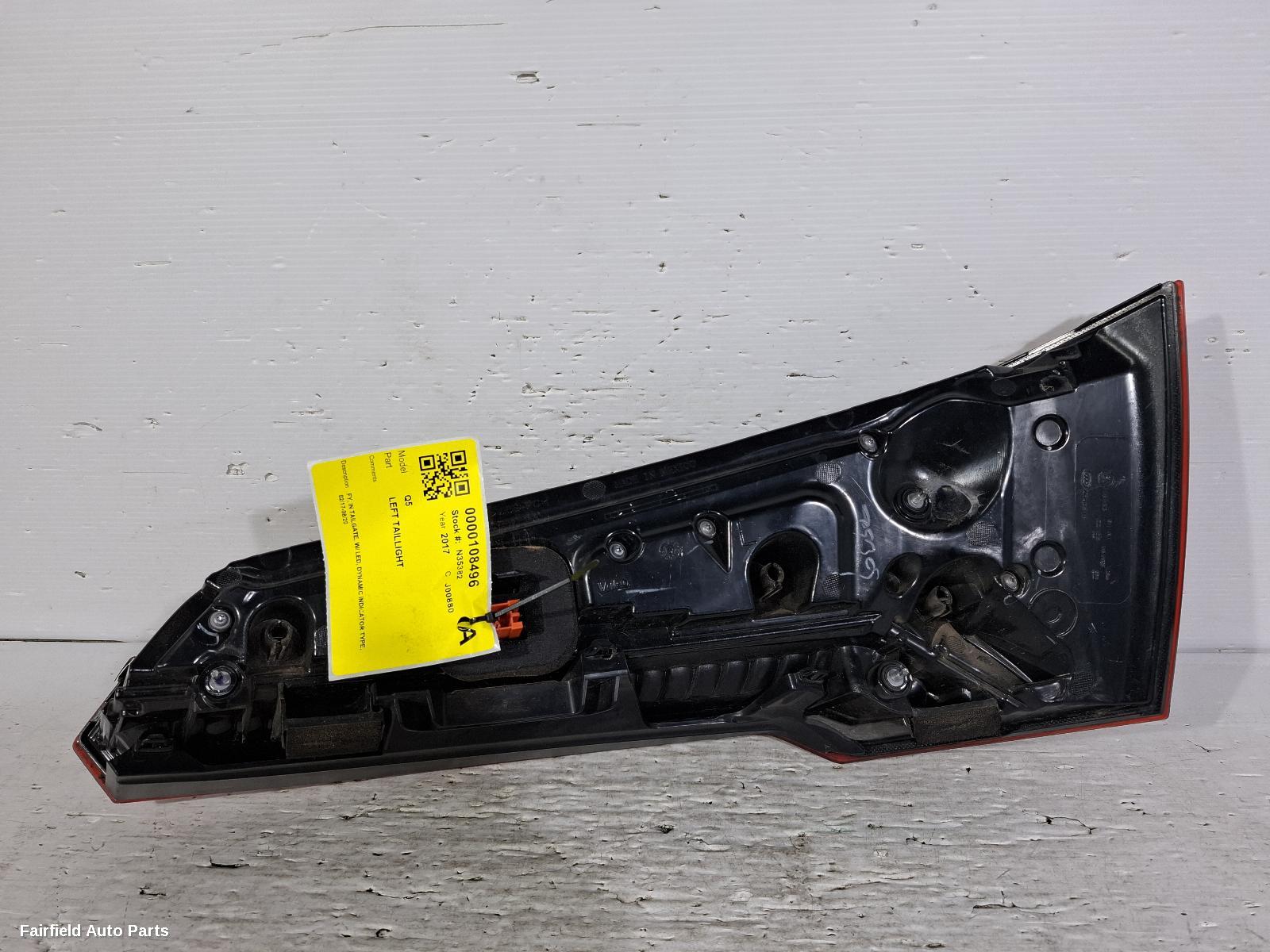 2017-2020 Audi Q5 Left Taillight