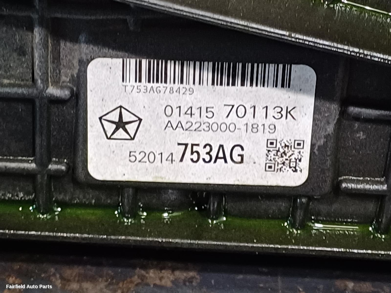 2014-2022 Jeep Cherokee Fan