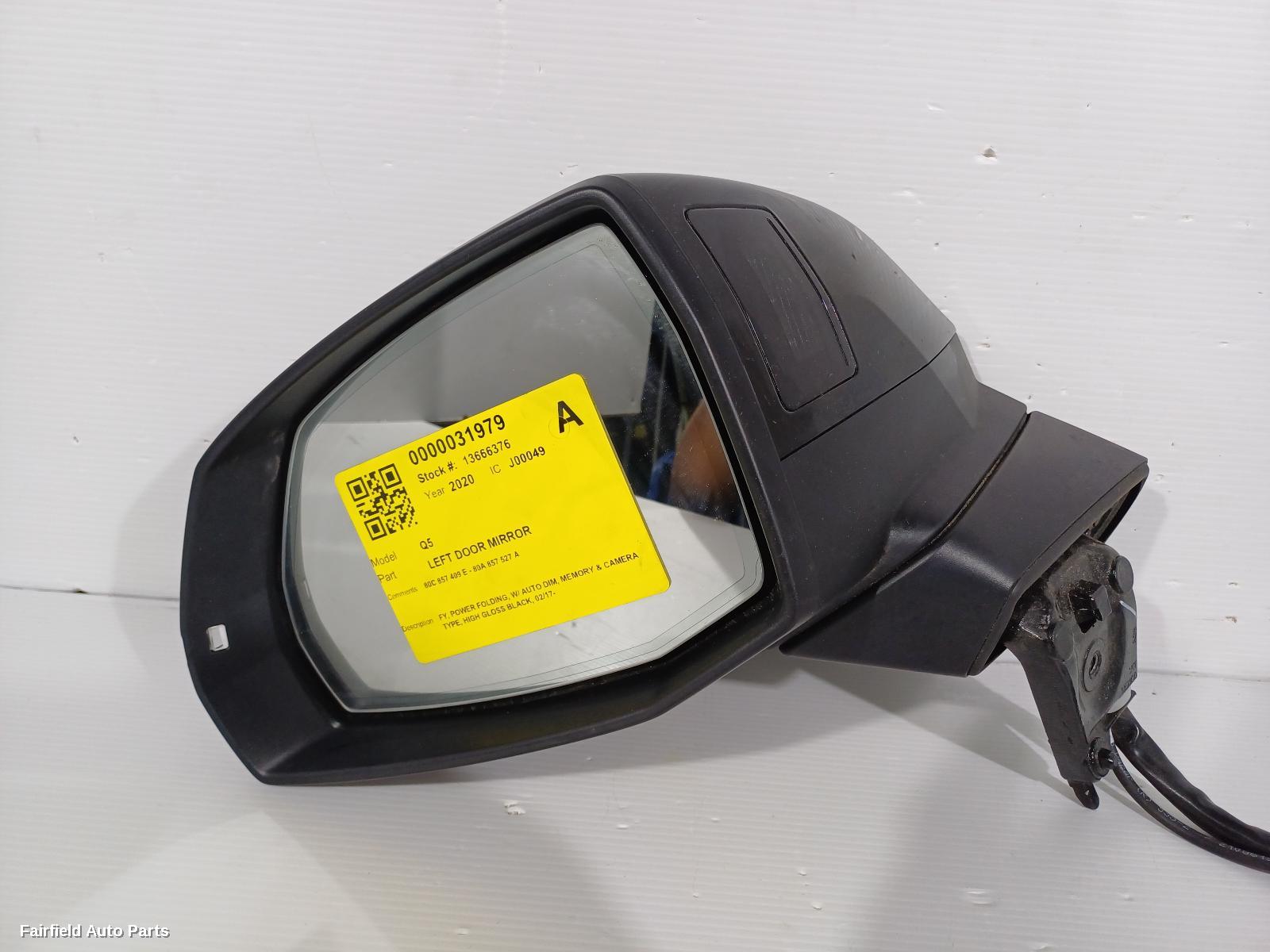 2017-2025 Audi Q5 Left Door Mirror